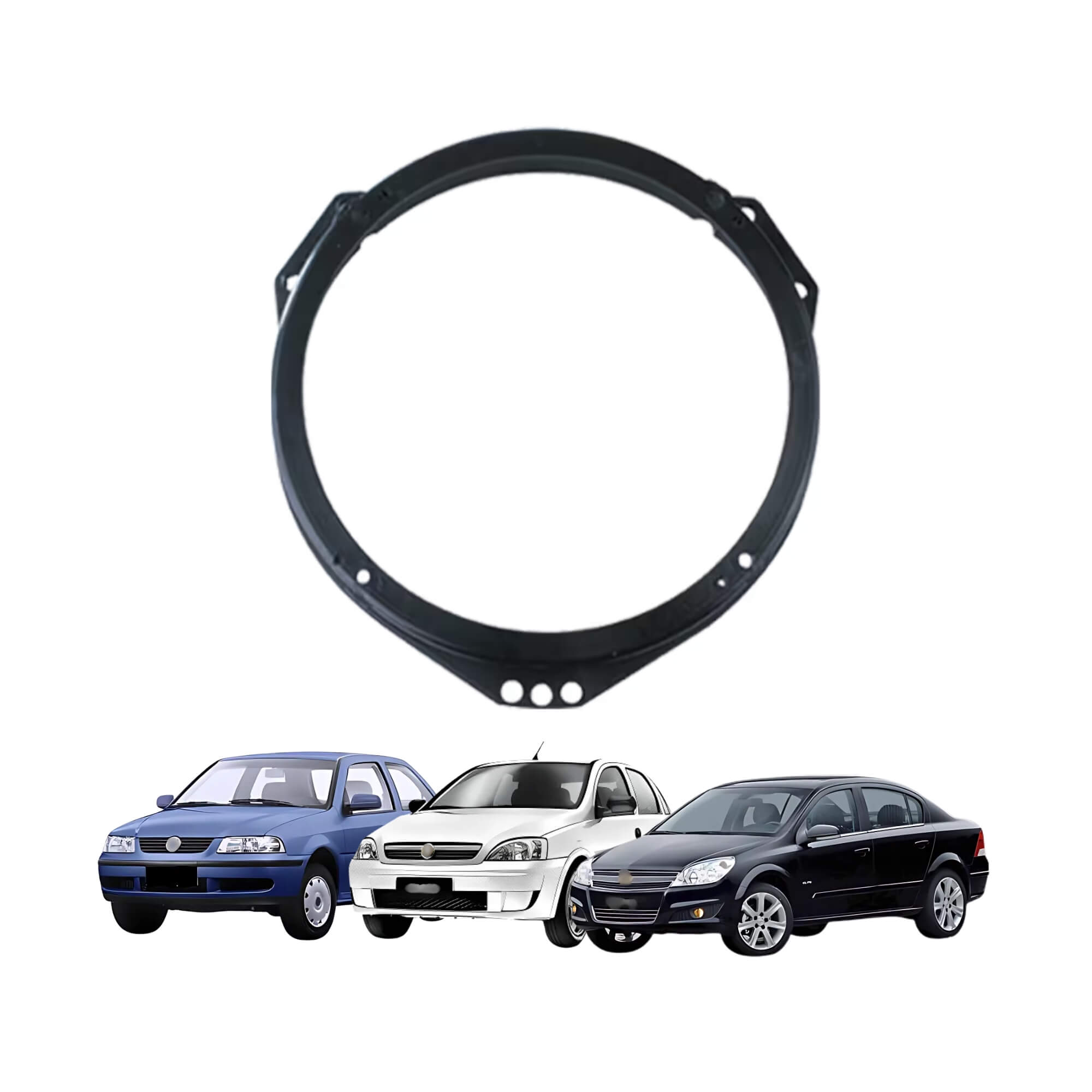 Aro Adaptador Alto Falante Automotivo Dianteiro Corsa Gol 2P Permak - 226-A