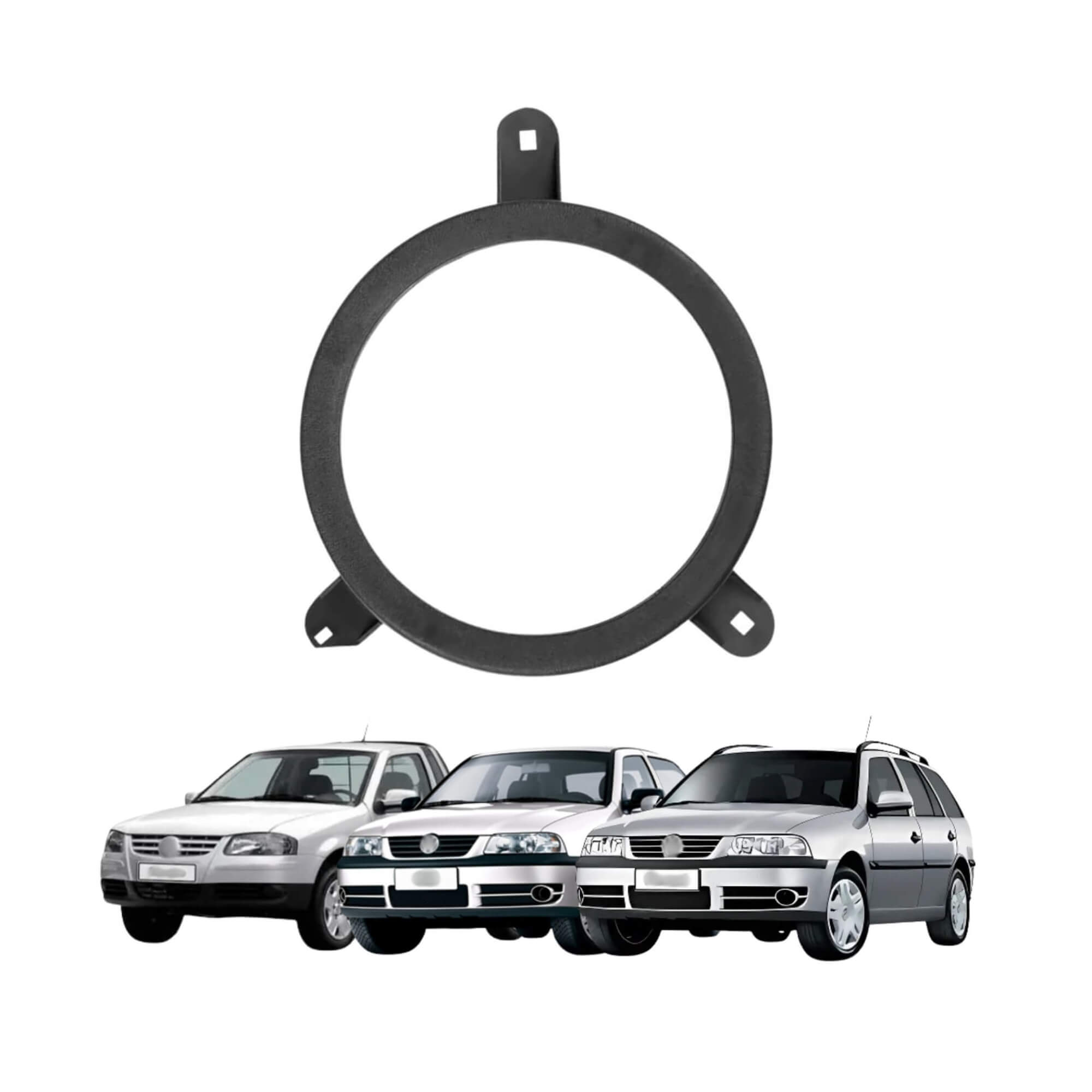 Aro Adaptador Dianteiro Alto Falante Automotivo 6" L/E Gol Saveiro Parati 226-I Permak