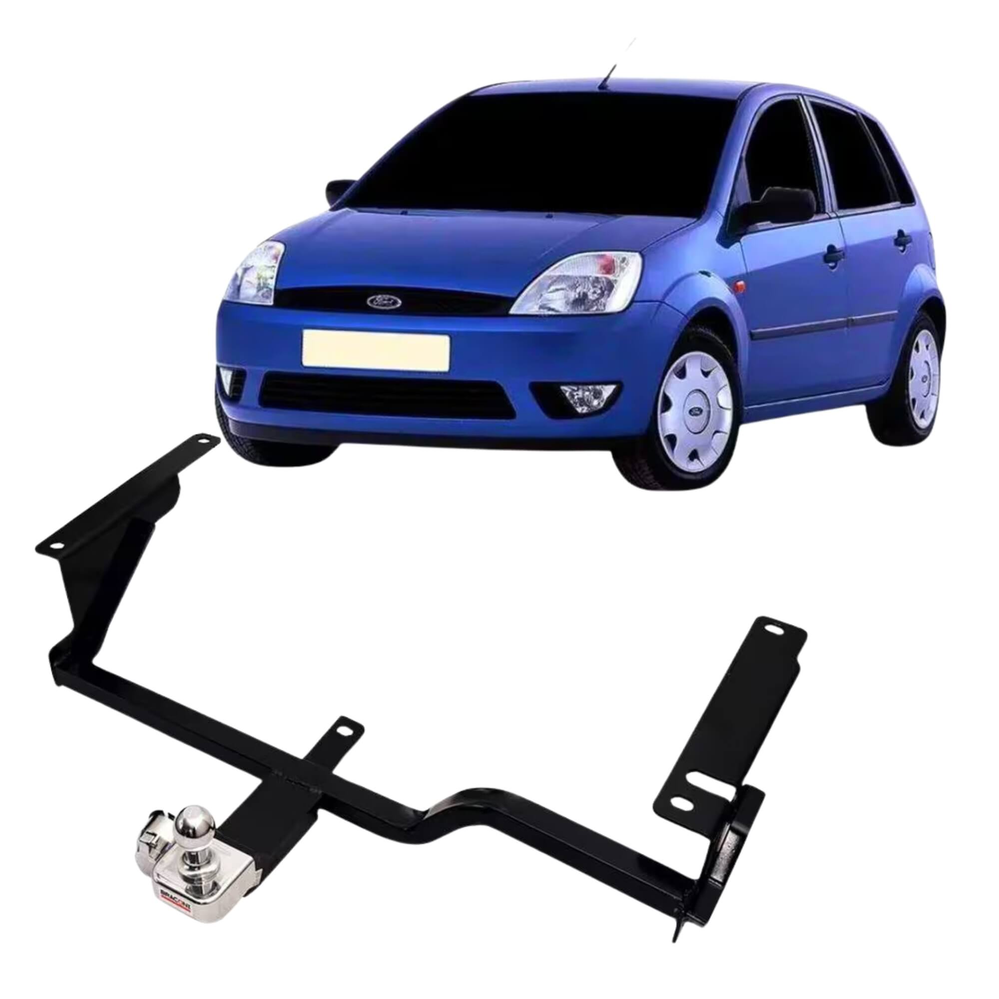 Engate Reboque Rabicho Fixo Fiesta Hatch 450Kg Braconi - FD-08