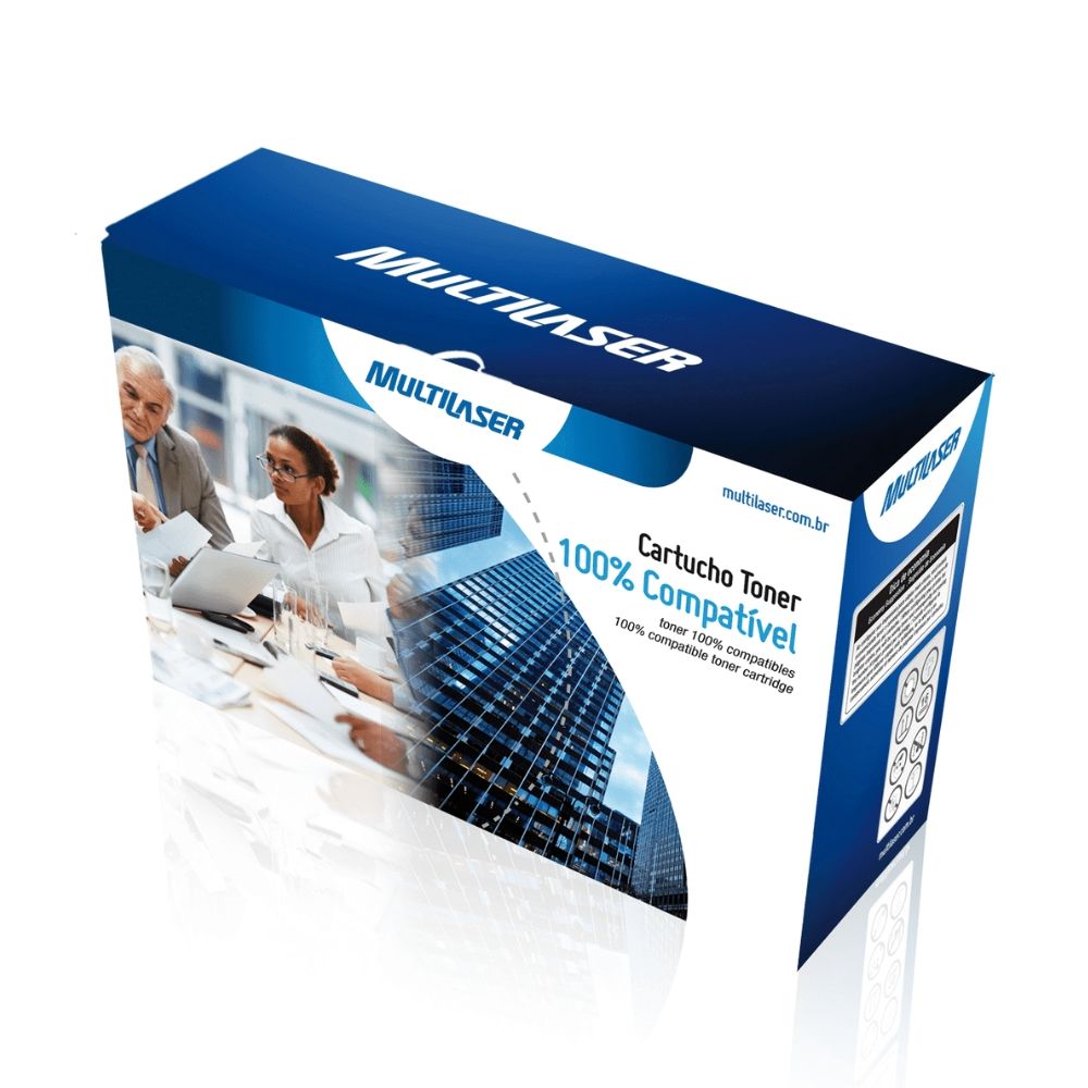 Toner Compatível HP e Canon Preto - Multilaser CT12A