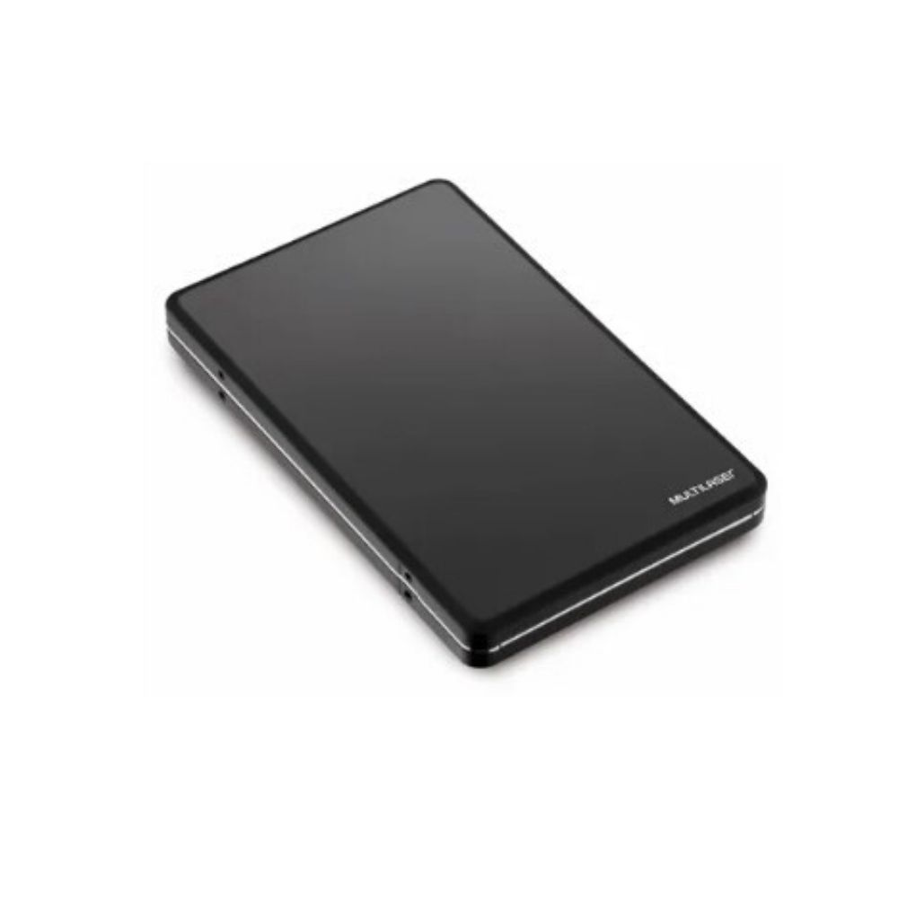 Case p/ HD Externo 2.5' USB 2.0 Preto GA057 - Multilaser