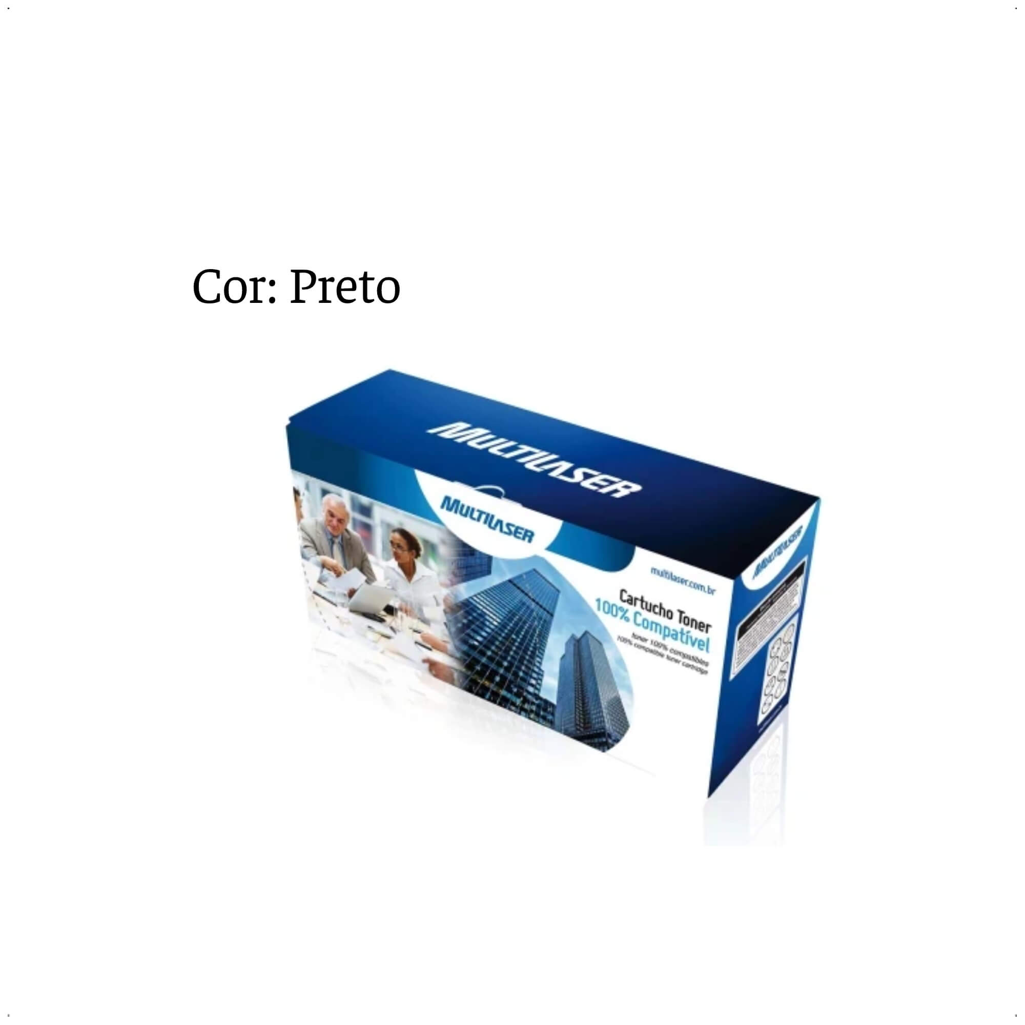 Cartucho Toner Compatível Com HP 435a Preto  CT435 Multilaser
