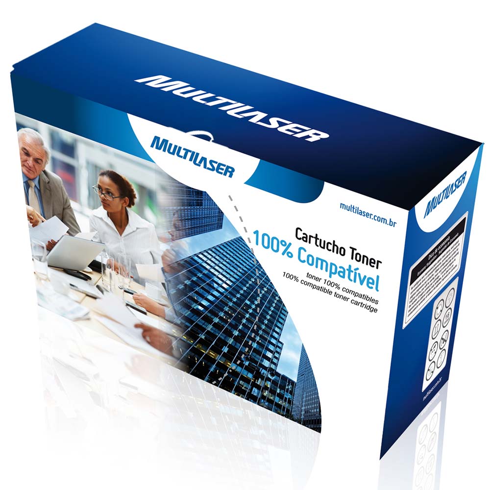 Toner Compatível CE85A Preto Multilaser - CT85A