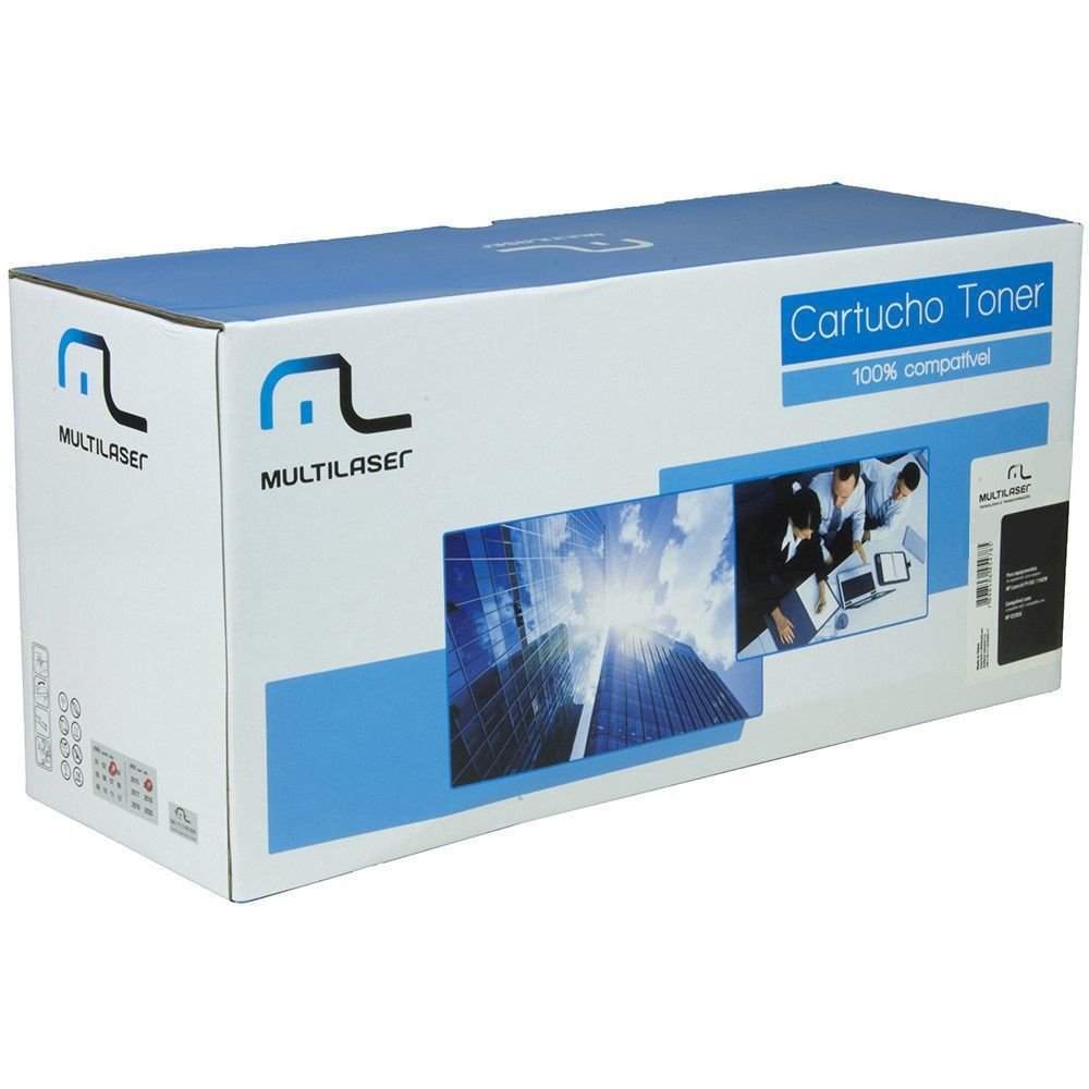 Toner Compatível CE85A Preto Multilaser - CT85A