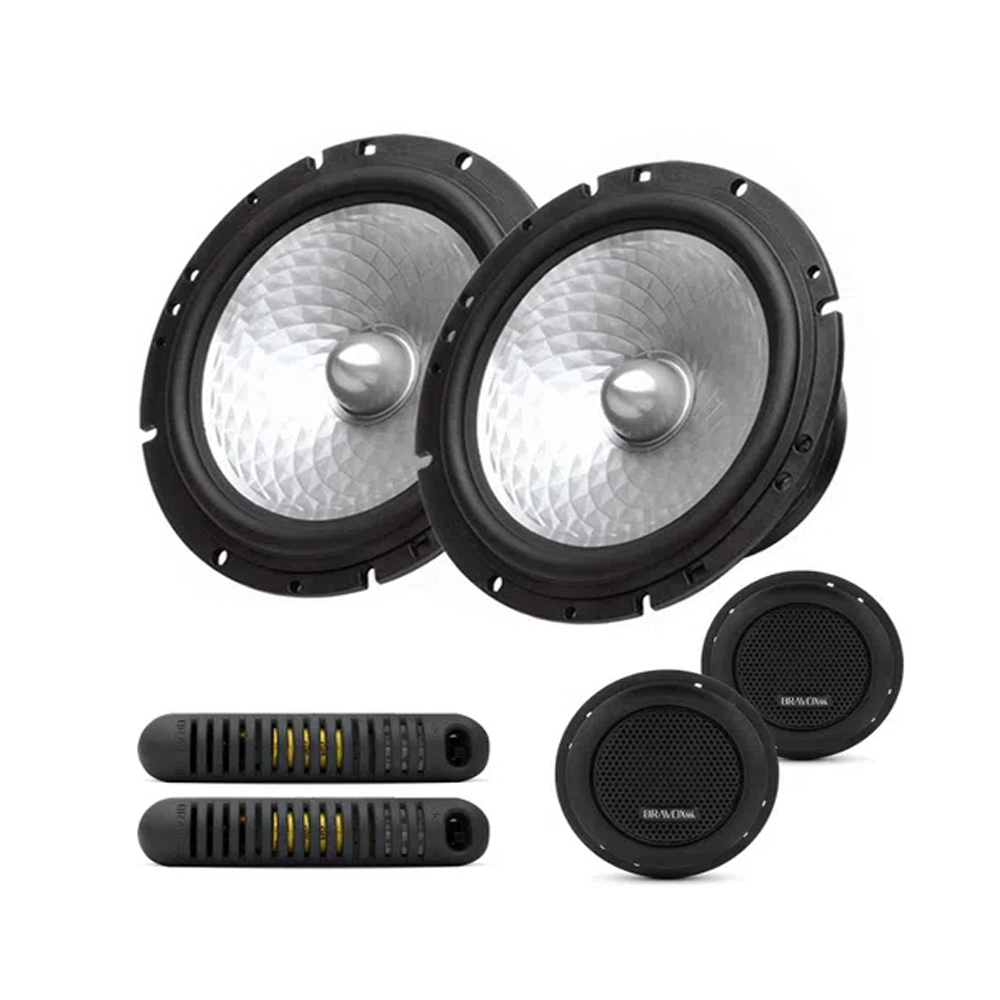 Kit 2 vias Bravox CS 60D Crossover Pró 140 Watts 9-7071/122
