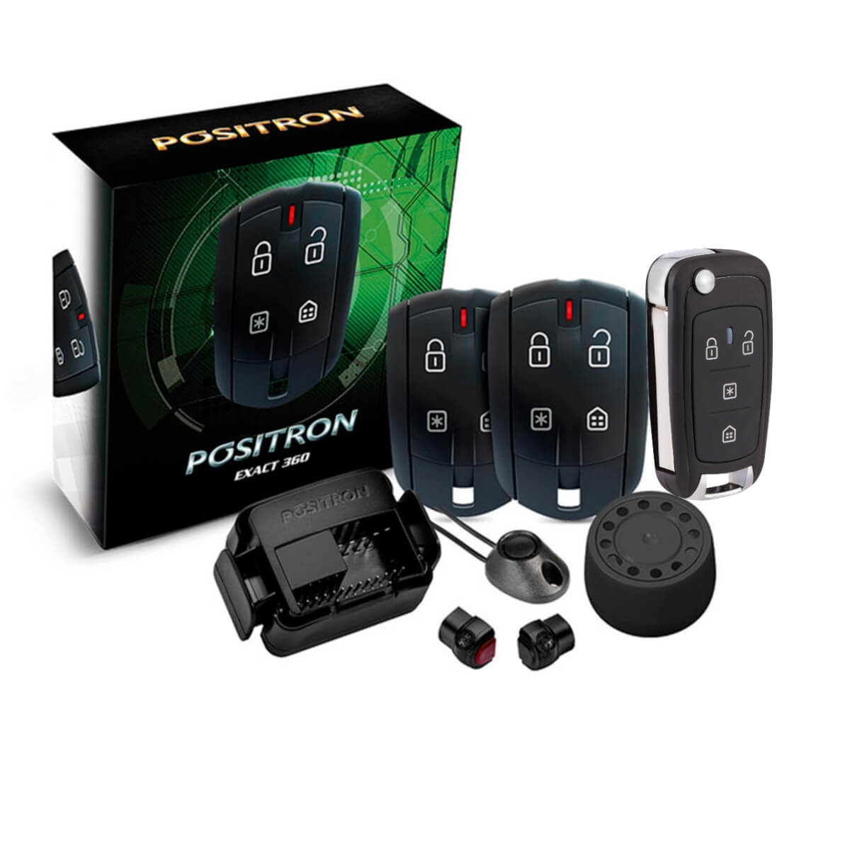 COMP Alarme Positron Exact EX360 + Chave Canivete Positron PX80