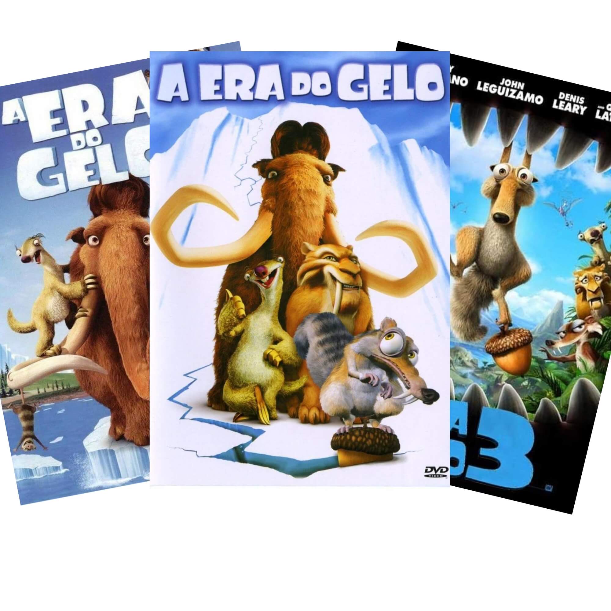 Pack Coleção A Era do Gelo (3 DVD's)