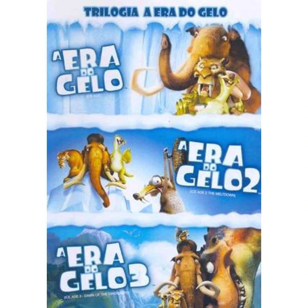 Pack Coleção A Era do Gelo (3 DVD's)