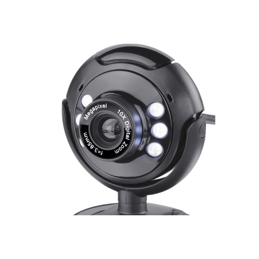 Webcam Night Vision 16MP preto Multilaser - WC045