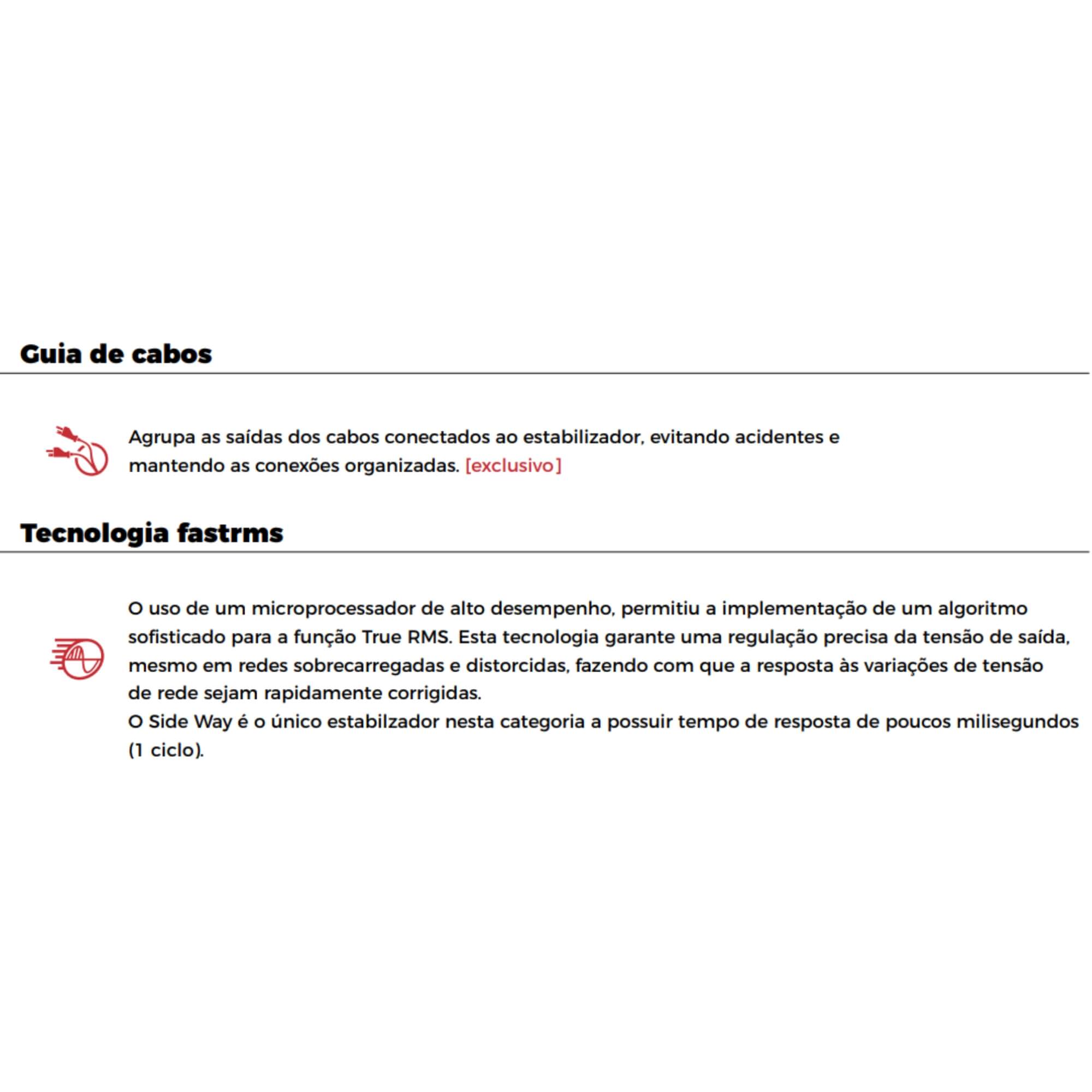 Estabilizador 300VA SDW/300QN/5303 Preto Trivolt Ragtech - 23SDW5303