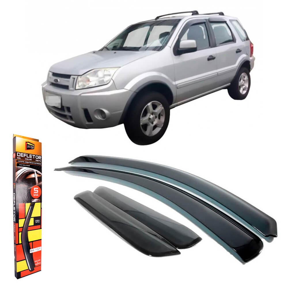Calha de Chuva Ecosport 4 Portas 2003 a 2012 TG Poli - 21006