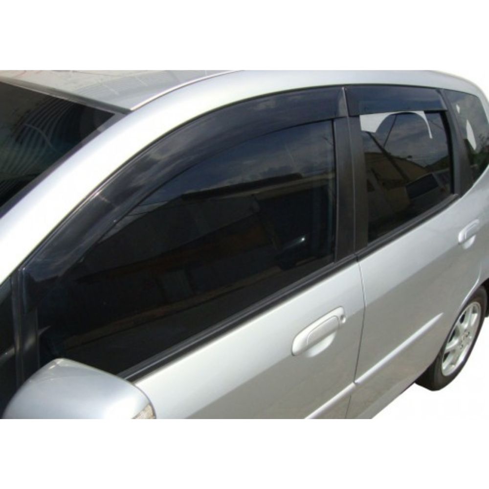 Calha de Chuva Fit 2003/2004/2005/2006/2007/2008 4 portas Fumê TG Poli - 28002