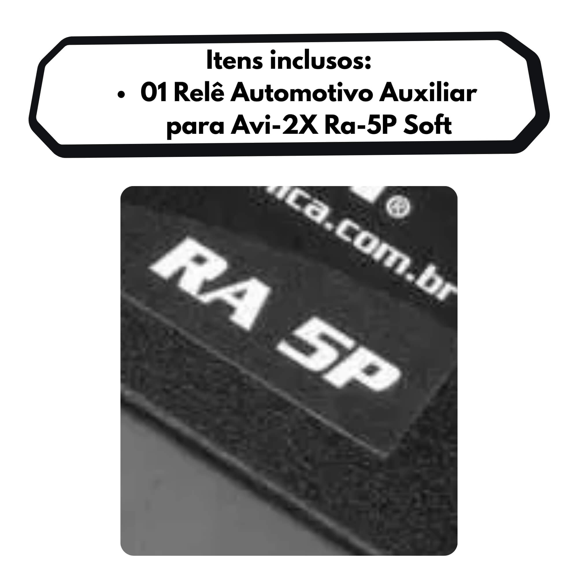 Relê Universal 5 Pinos Auxiliar Para Uso Geral Soft - RA 5P
