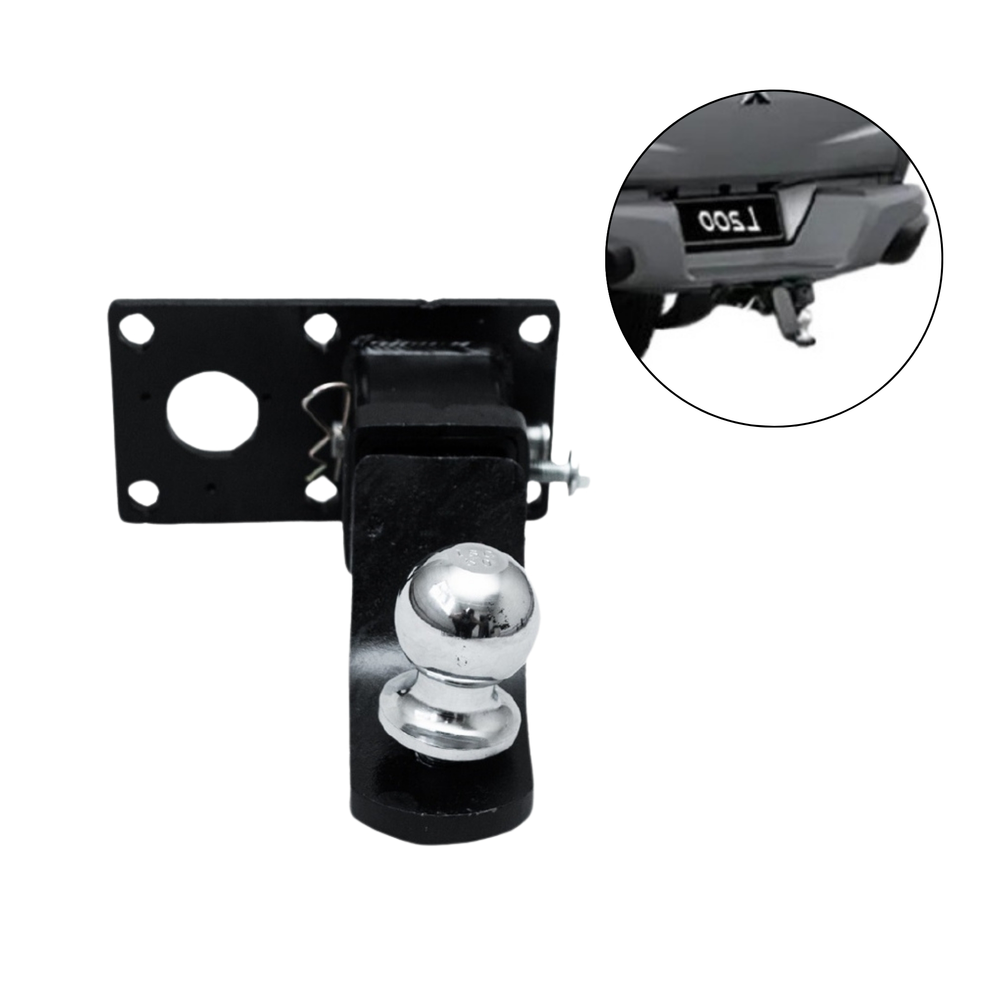 Engate Braconi L200 Sport/Outdoor (exceto Triton) 2008-2012 Sem Furar Cromada Tração 1500Kg-IM 28