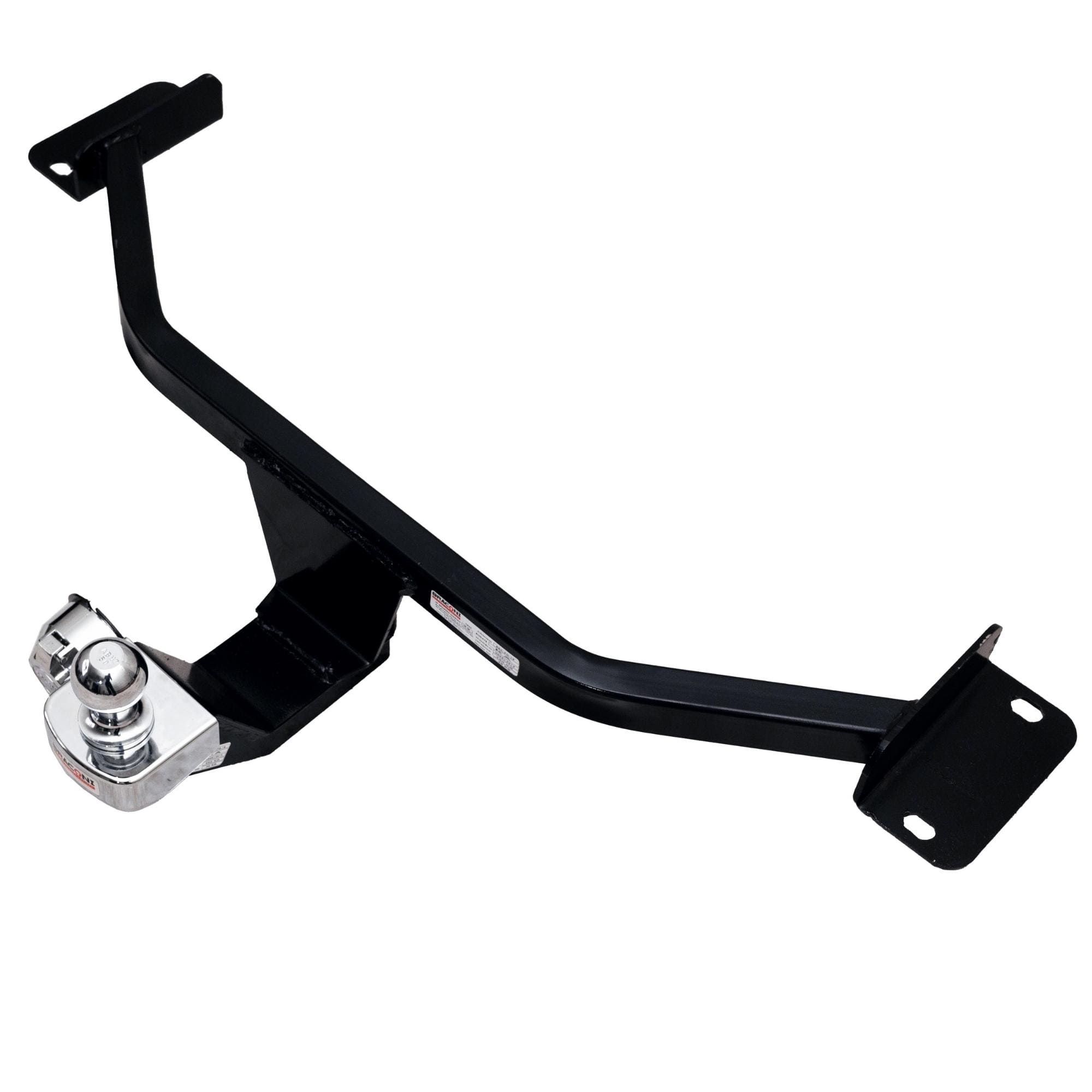 Engate De Reboque Braconi Ka 2008 até 2013 Sem Furar Bola Cromada Tração 400kg Modelo Fixo FD-19