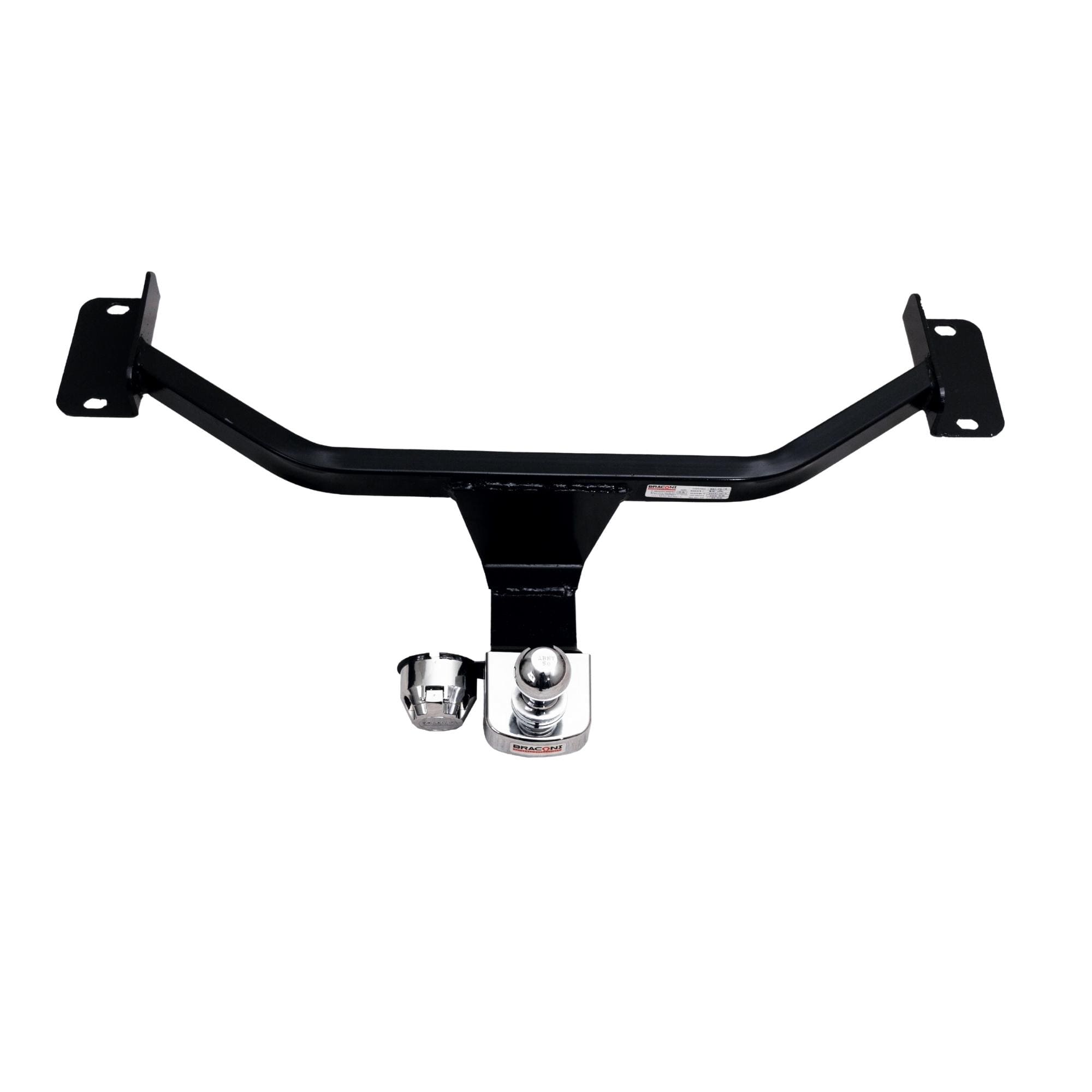 Engate De Reboque Braconi Ka 2008 até 2013 Sem Furar Bola Cromada Tração 400kg Modelo Fixo FD-19