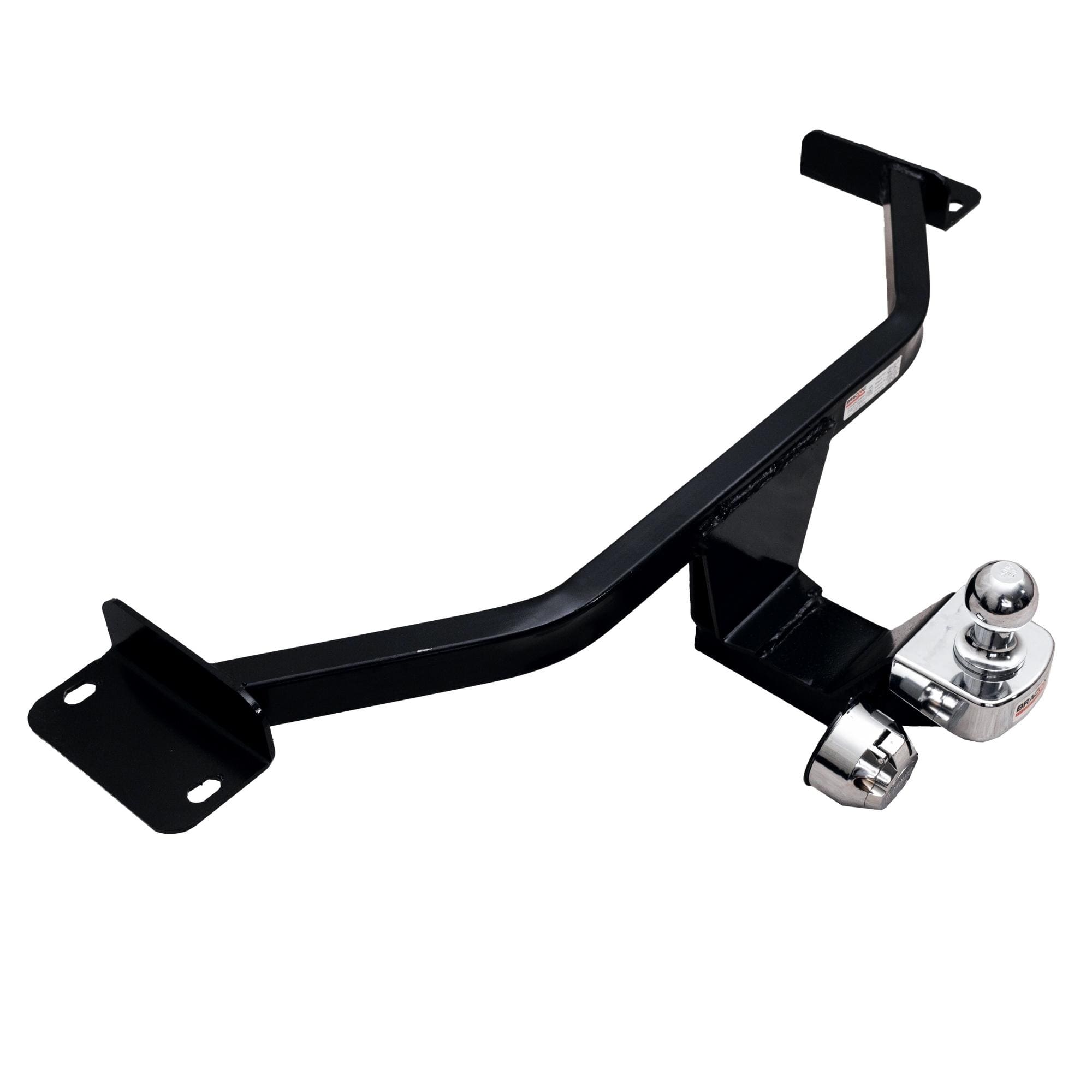 Engate De Reboque Braconi Ka 2008 até 2013 Sem Furar Bola Cromada Tração 400kg Modelo Fixo FD-19