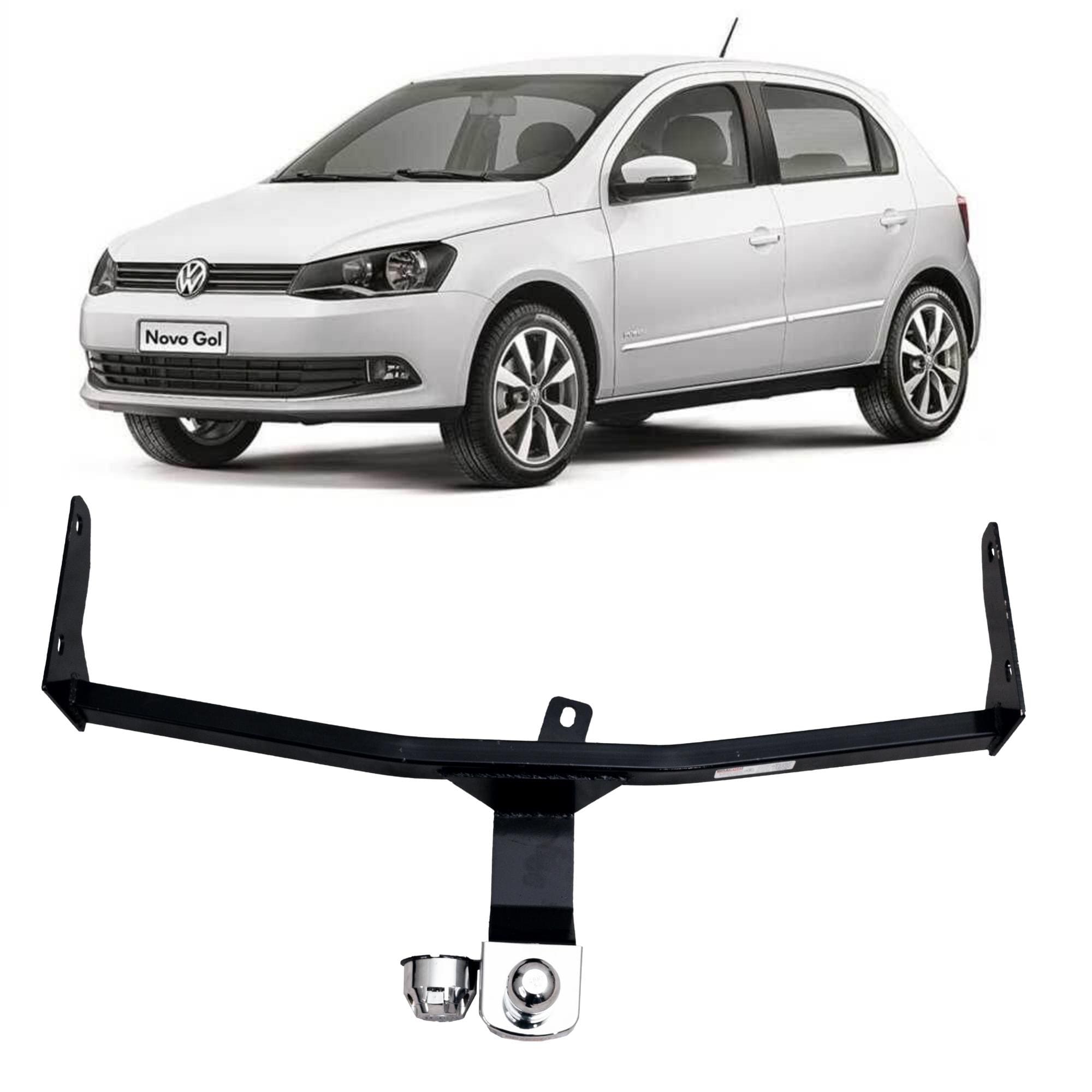 Engate Braconi Gol G5 / Gol G6 / G7 /G8 de 2008 até 2023 Fixo Bola Cromada Tração 450Kg - VW-34