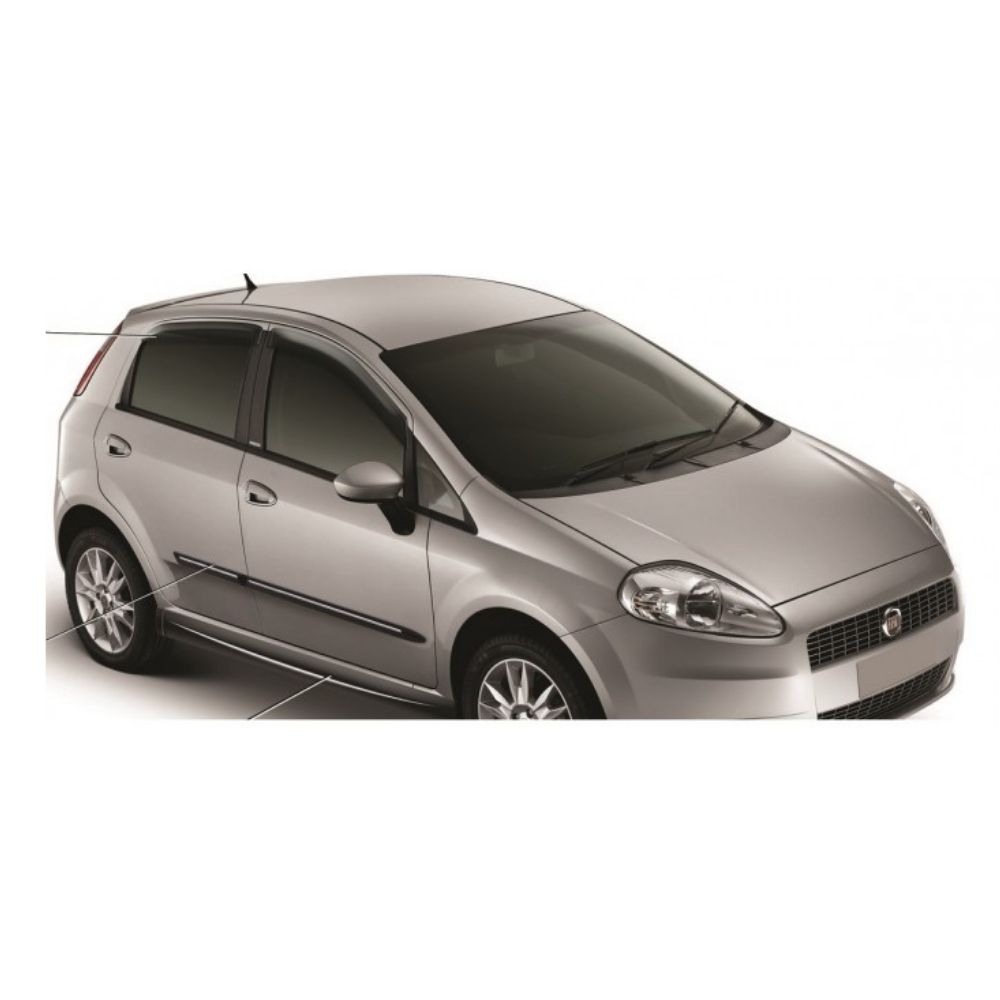 Calha de Chuva Fiat Punto 2008/2009/2010/2011/2012/2013/2014/2015/2016 4 portas TG Poli - 24013