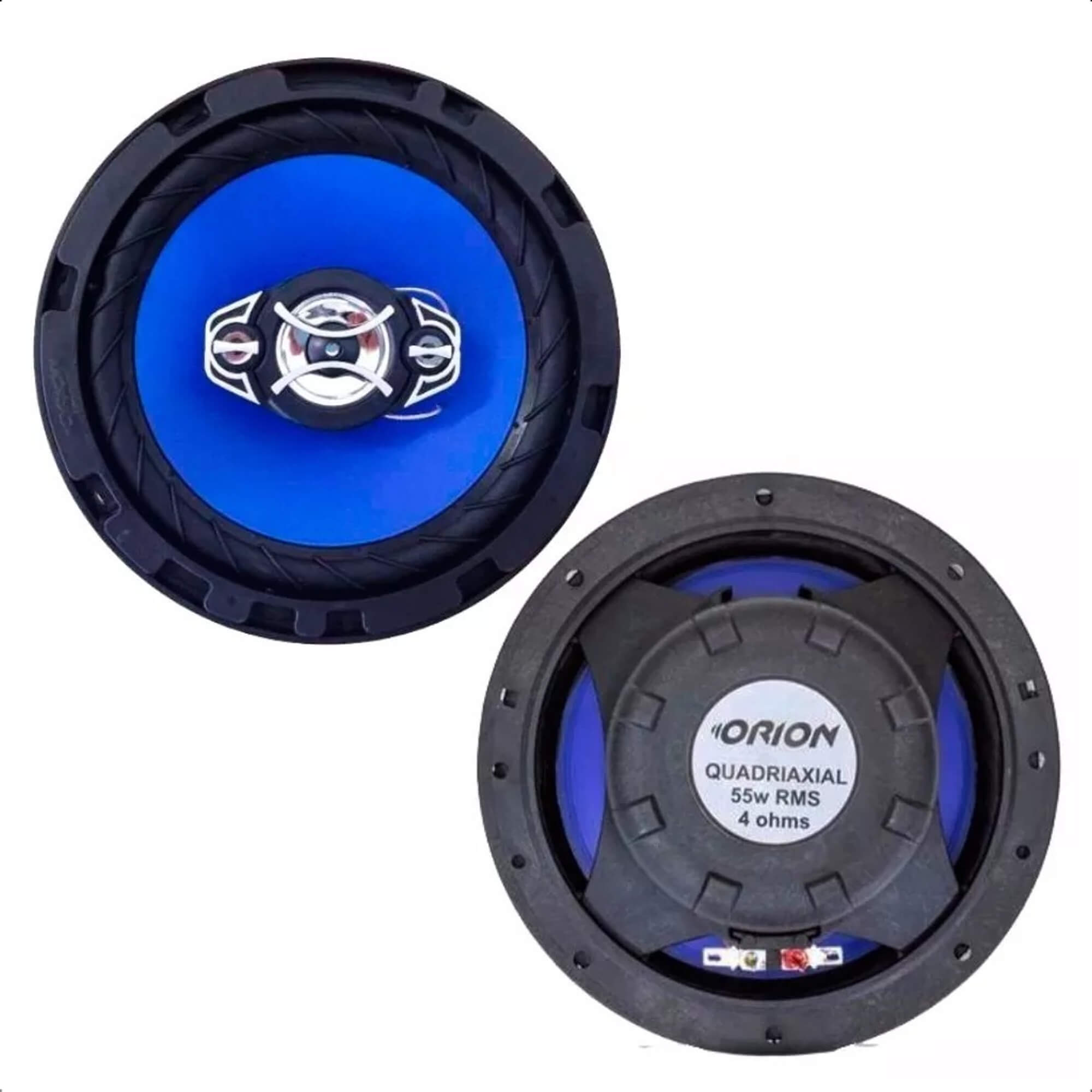 Par de Alto Falantes TSR Orion Q6S Quadriaxial 55W RMS Rms 4 Ohms 6 Polegadas 2FQ050064