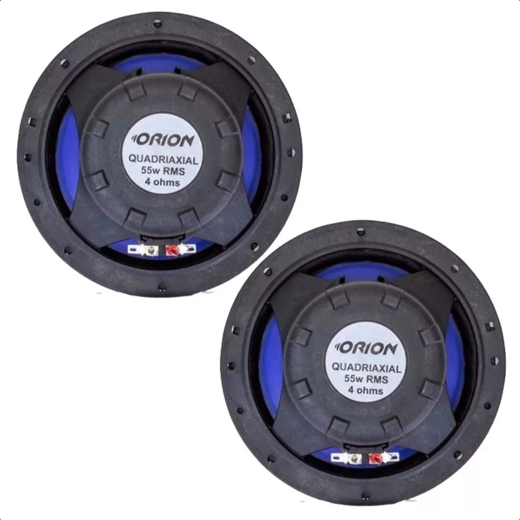 Par de Alto Falantes TSR Orion Q6S Quadriaxial 55W RMS Rms 4 Ohms 6 Polegadas 2FQ050064