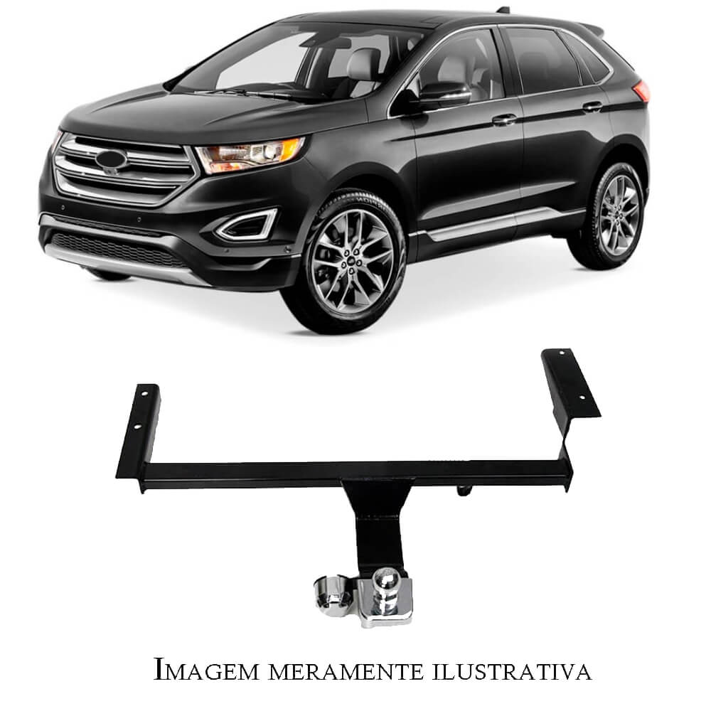 Engate Braconi Ford Edge 2009-2011 Modelo Fixo Sem Furar Tração 350Kg c/ Bola Cromada-FD-20