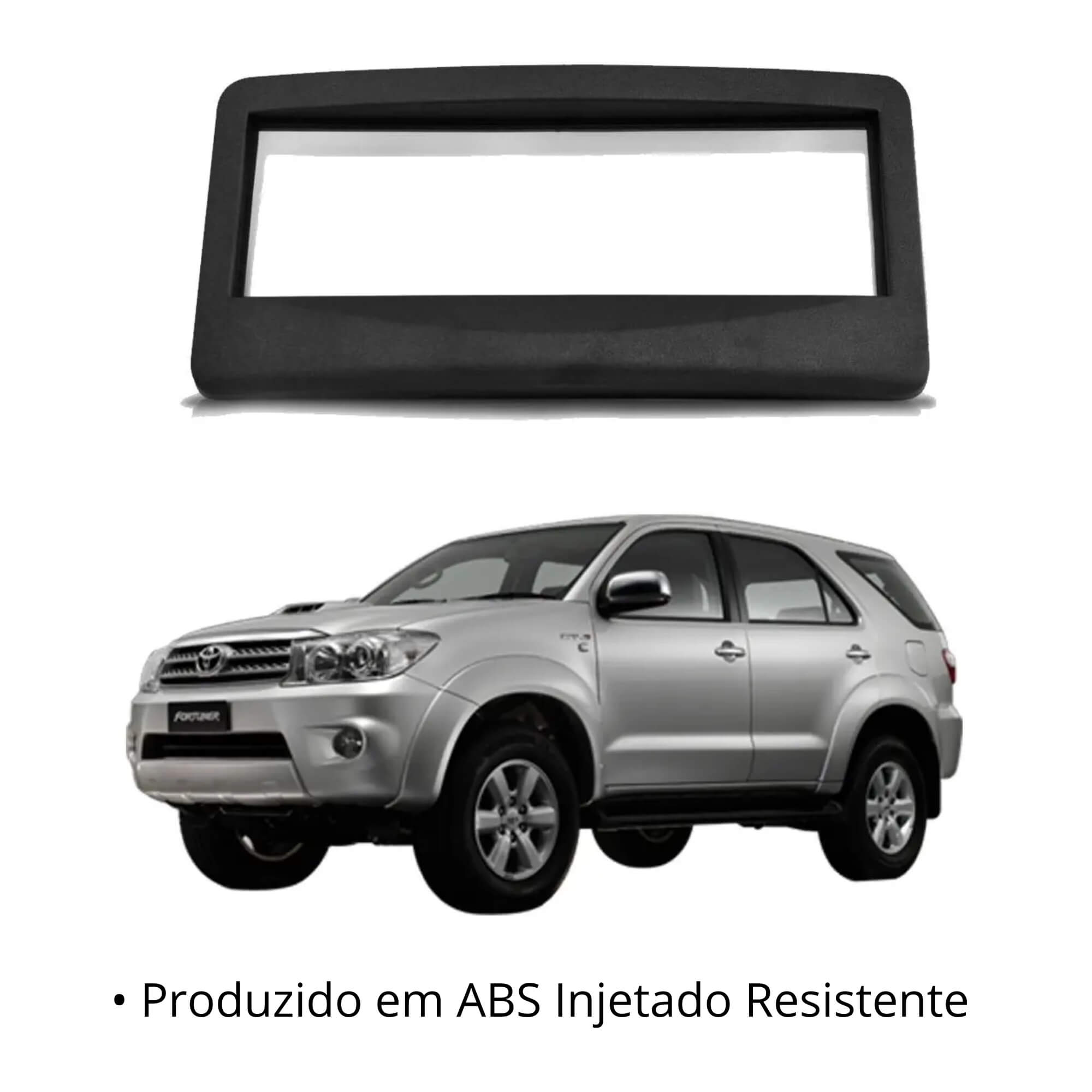 Moldura para Radio 1din Mp3 Toyota Hilux 2009 a 2012 Permak - 89/Z1