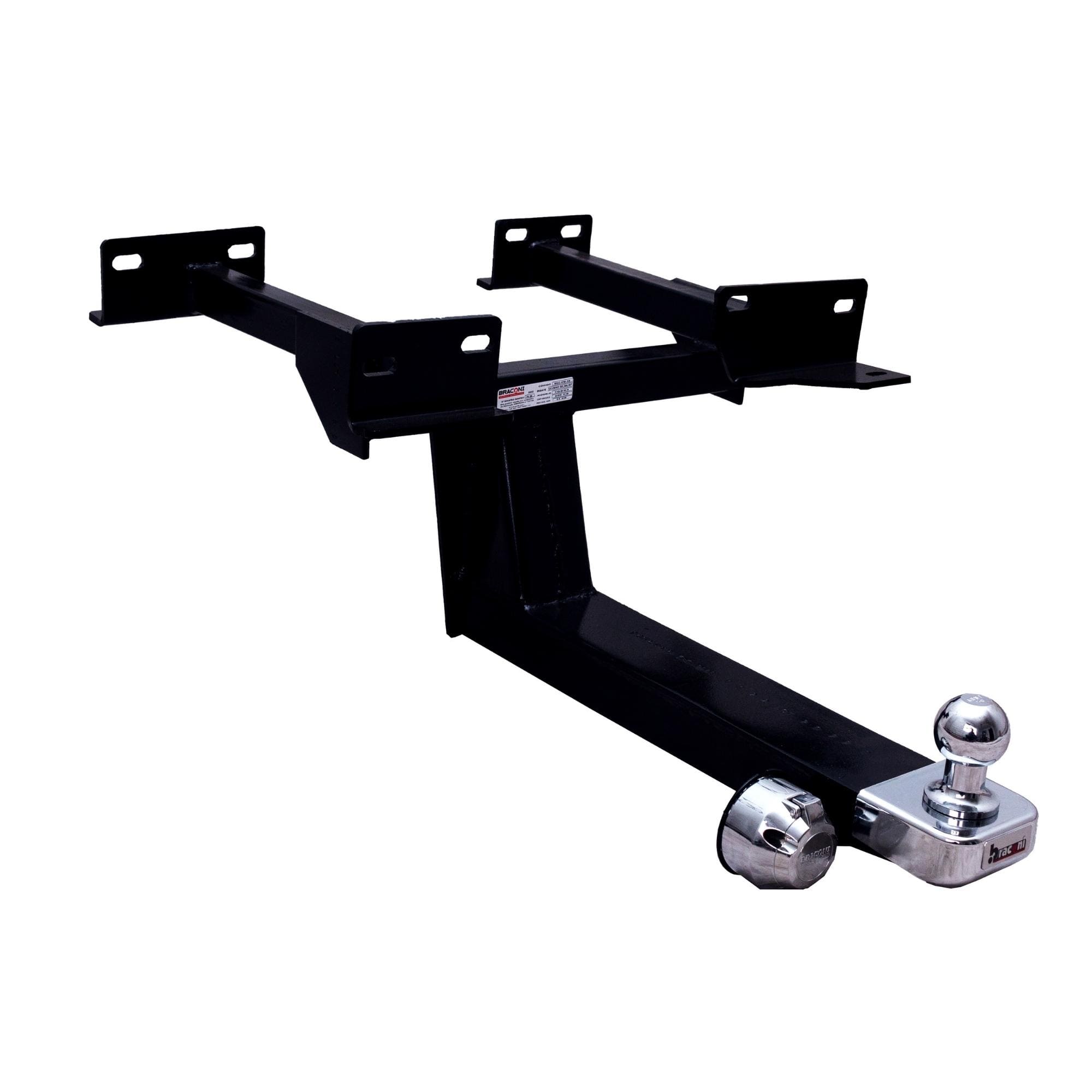 Engate Braconi Saveiro G5/G6/G7/G8 Sem Furar com Bola Cromada Tração 600kg Modelo Fixo-VW-36