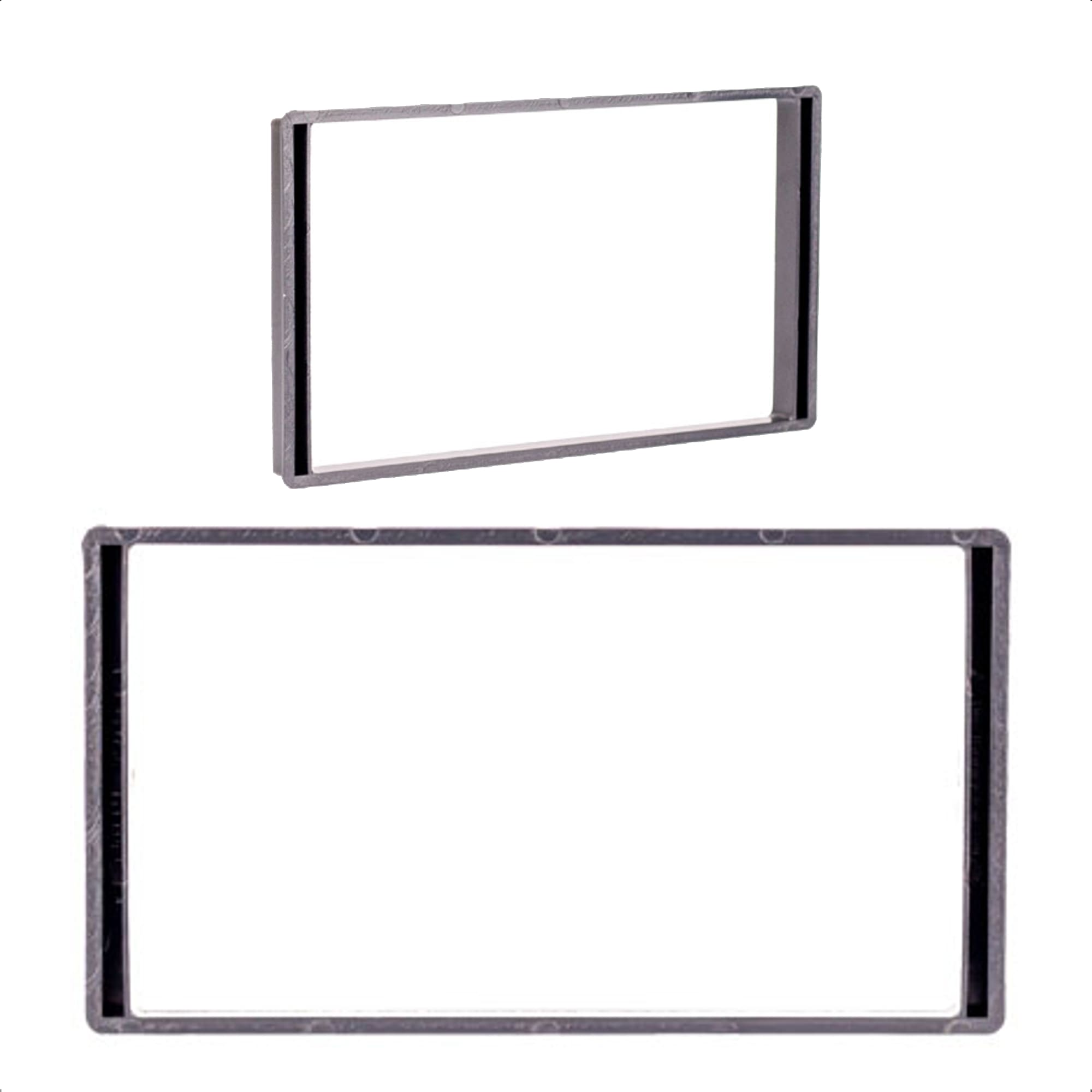 Moldura 2 Din Preto Santa Fé 2007/2008/2009/2010/2011/2012/2013 JP Expex - EPX 180