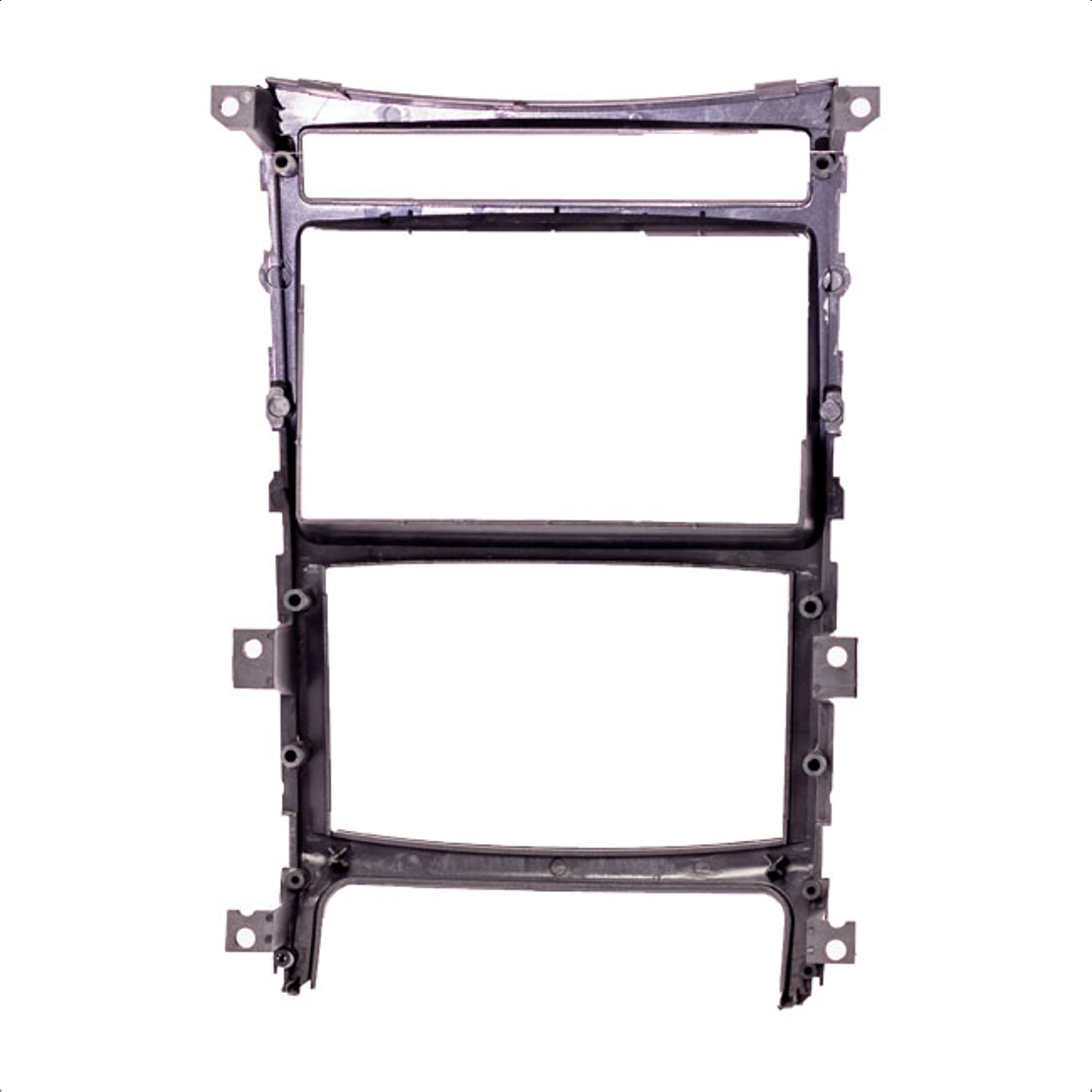 Moldura 2 Din Prata Vera Cruz 2008/2009/2010/2011/2012/2013/2014/2015 JP/CH Expex - EPX 212