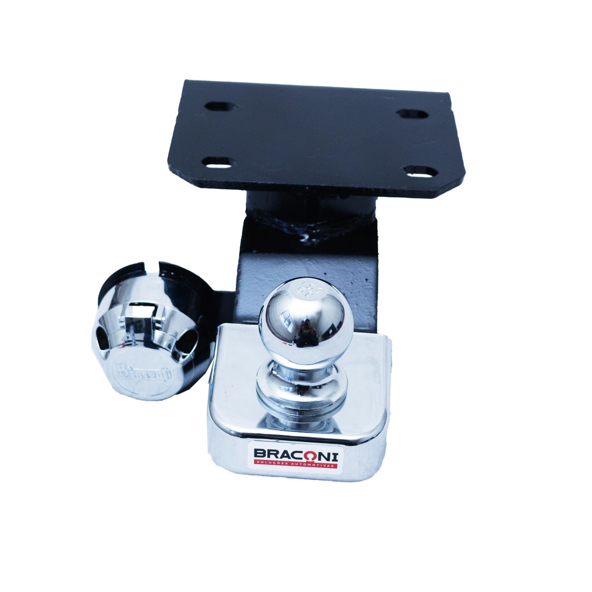 Engate Braconi Amarok Fixa Para-Choque 2010-2017 Sem Furar com Bola Cromada Tração 1000kg - VW40