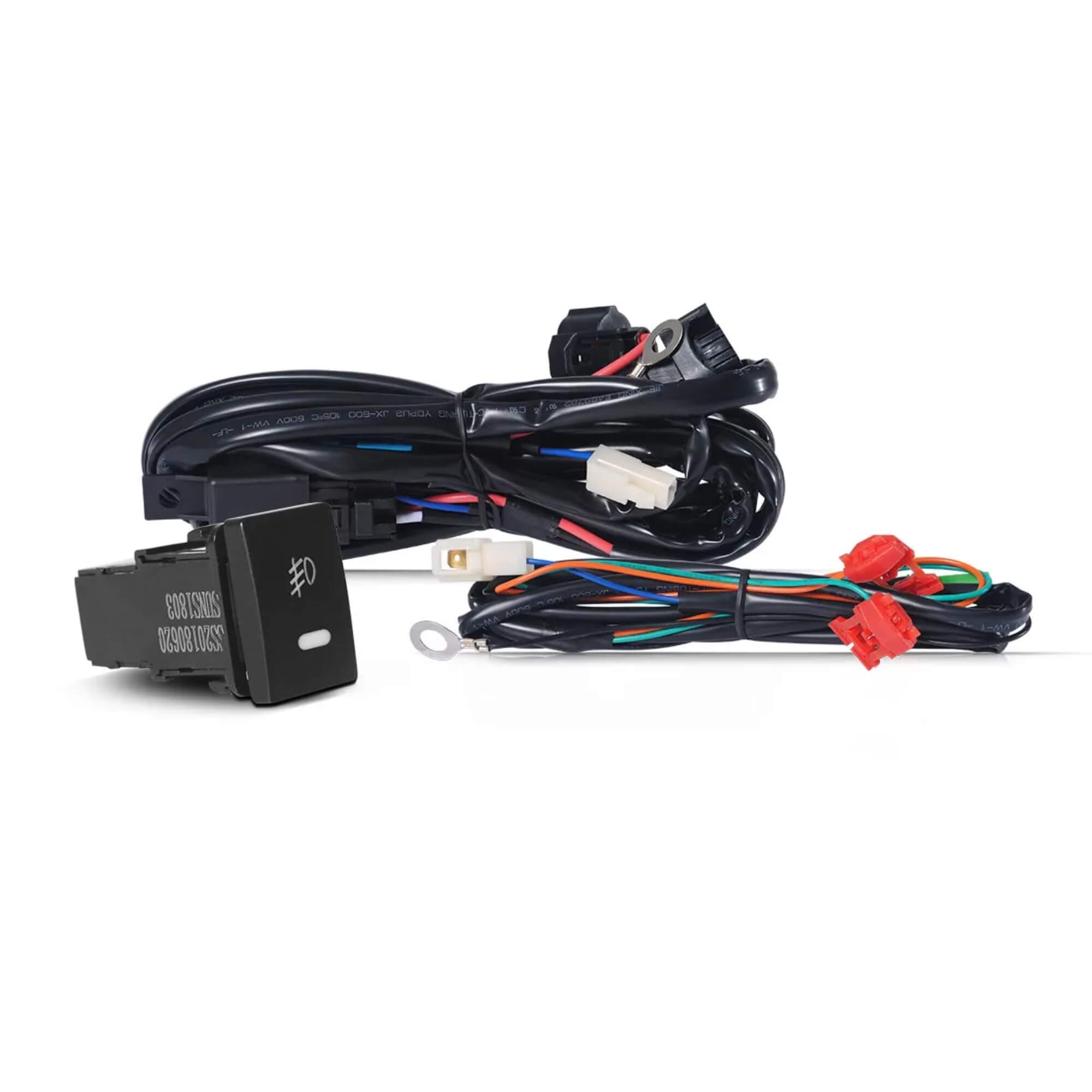 Kit Farol de Milha Toyota Corolla 2012 a 2014 com Molduras e Botão Modelo Original Suns - FGS0501TA