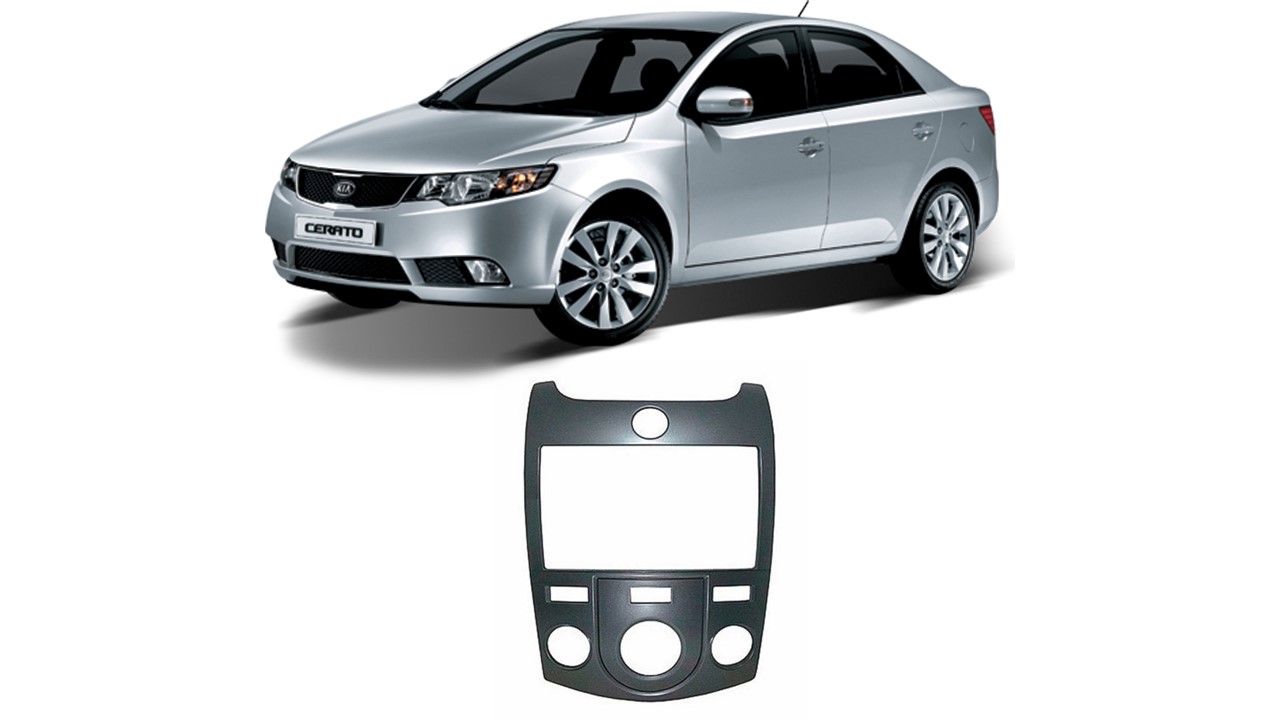 Moldura 2 Din 7pol Cerato 2009 2010 2011 2012 JP/CH Ar Manual EPX 037