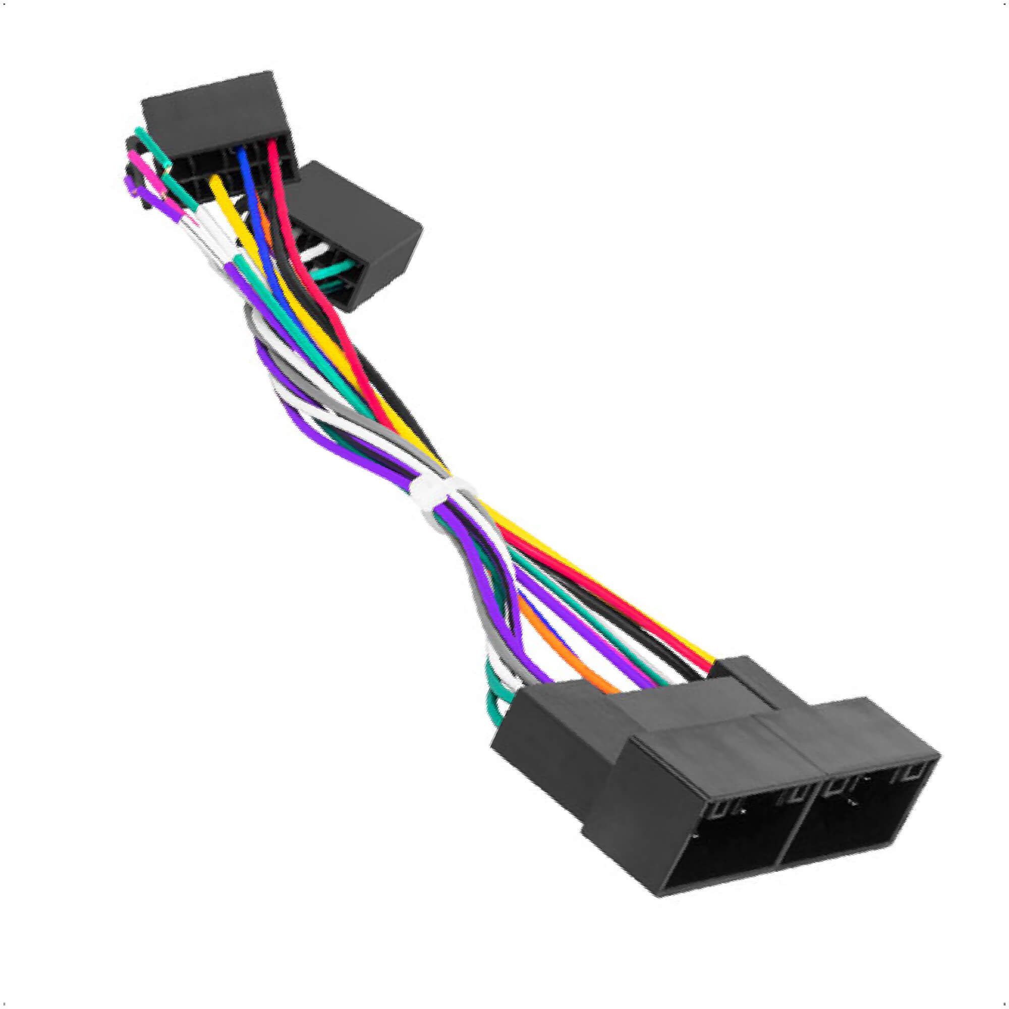 Chicote Ligação HB20 Elantra Veloster Soul Cerato Sportage com plug 16 vias Expex - EXC023