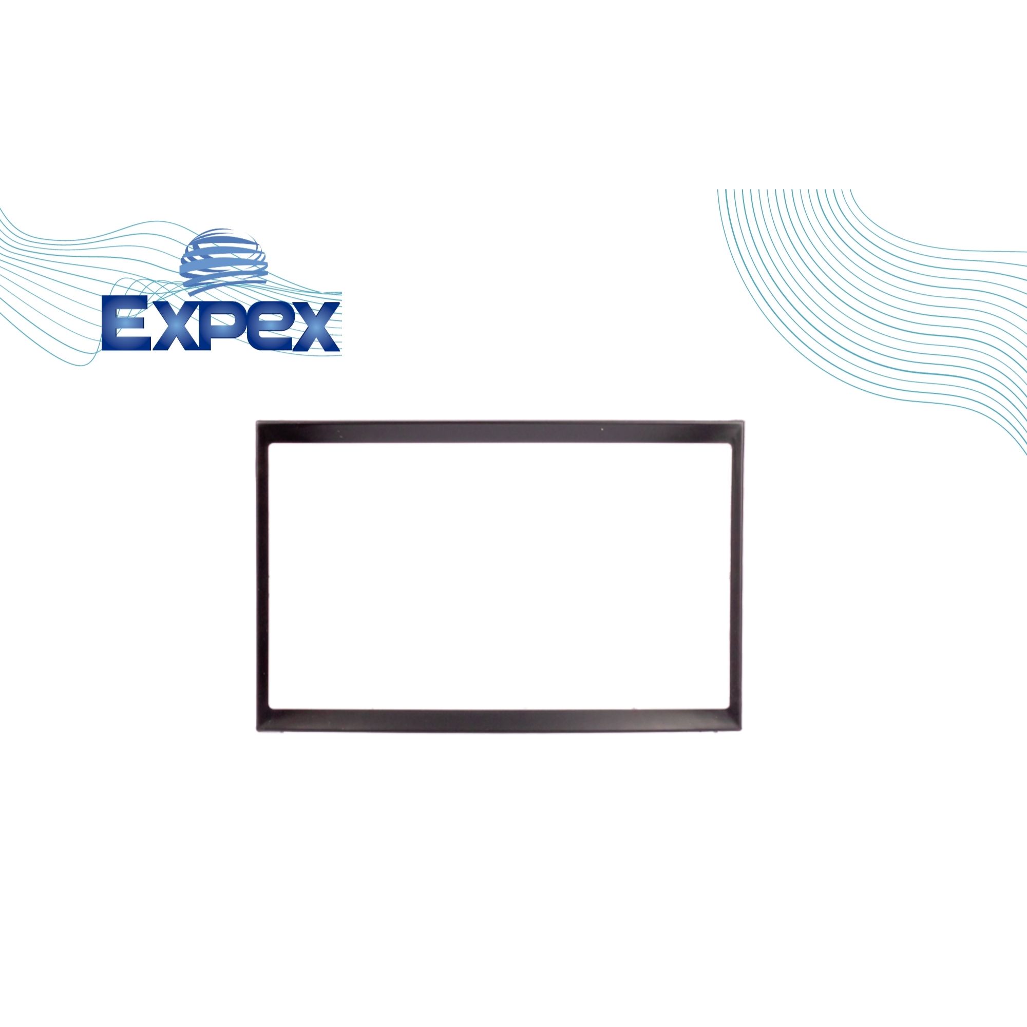 Moldura 2 Din Peugeot 307 2003 a 2010 Preto / Citroen C3 2003 a 2012 EPX 176 / EPX 073 Expex - JP