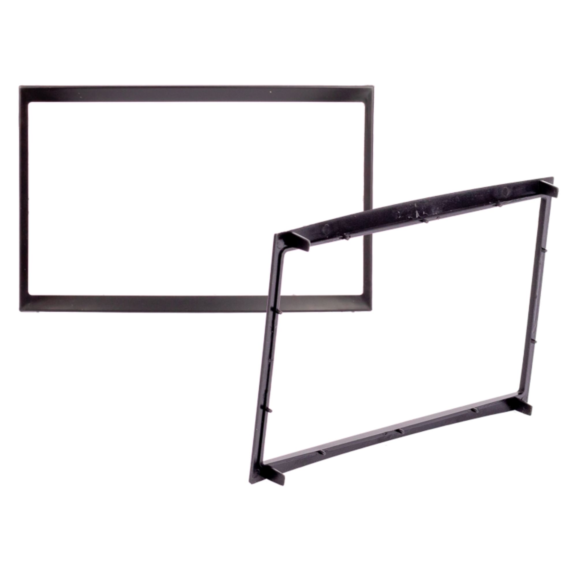 Moldura 2 Din Peugeot 307 2003 a 2010 Preto / Citroen C3 2003 a 2012 EPX 176 / EPX 073 Expex - JP