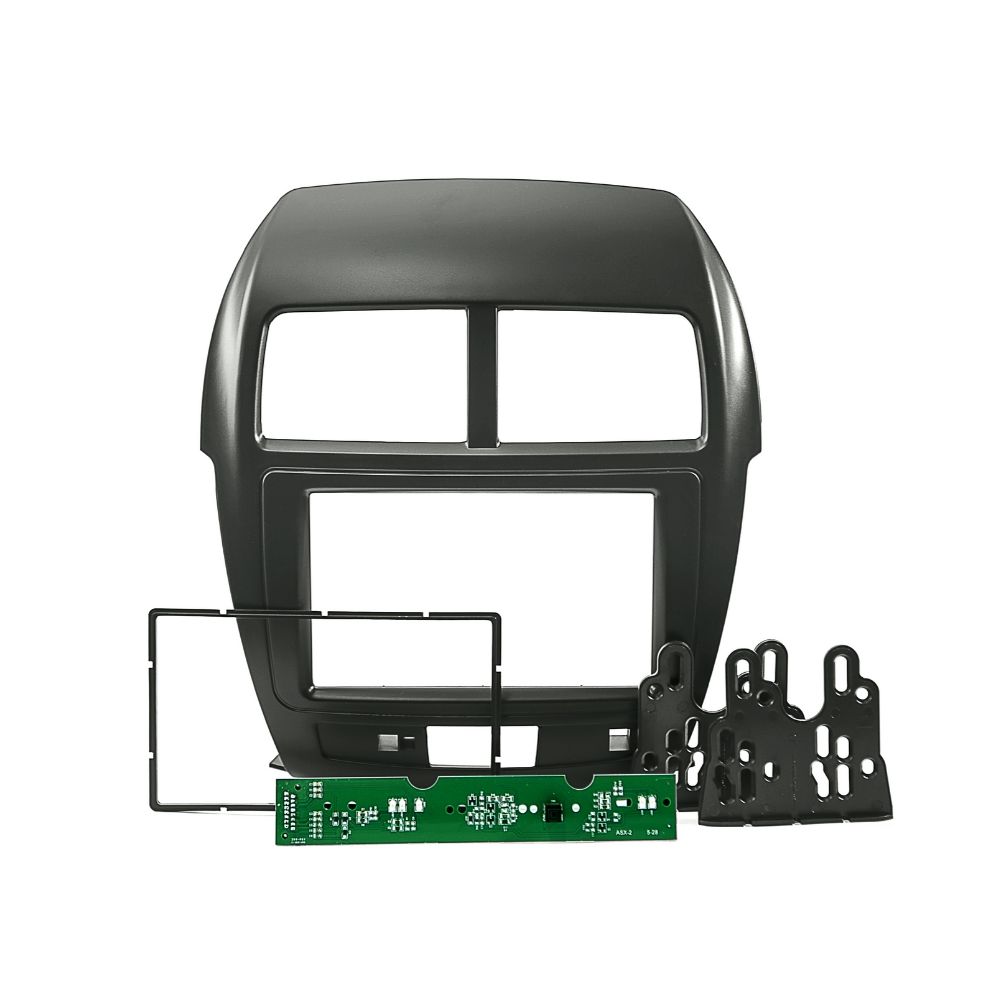Moldura 2 Din Prata Mitsubishi Asx 2010 Em Diante JP/CH EPX-046 - Expex