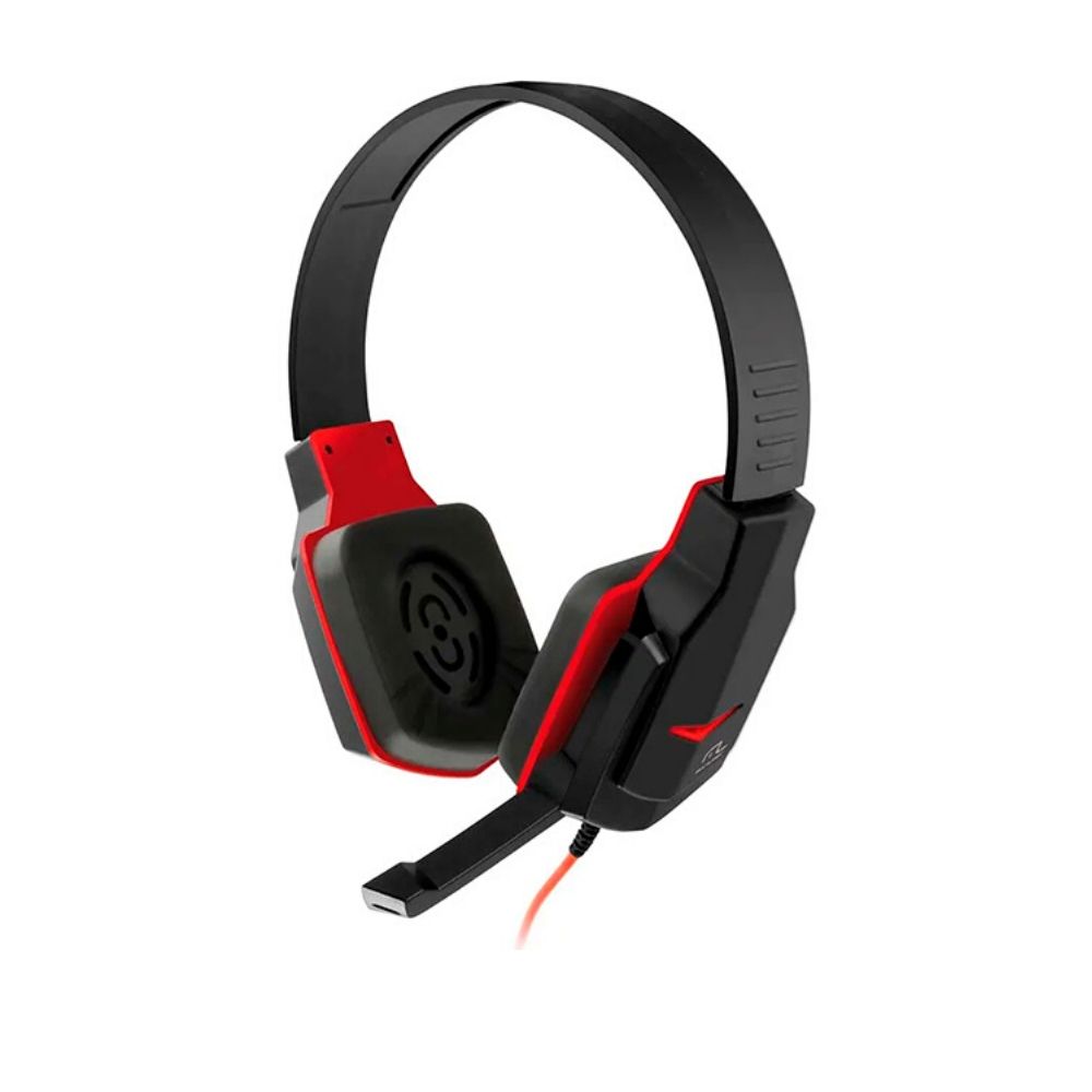 Fone Ouvido Headset Com Microfone Gamer P2 Preto/Vermelho Ph073 Multilaser