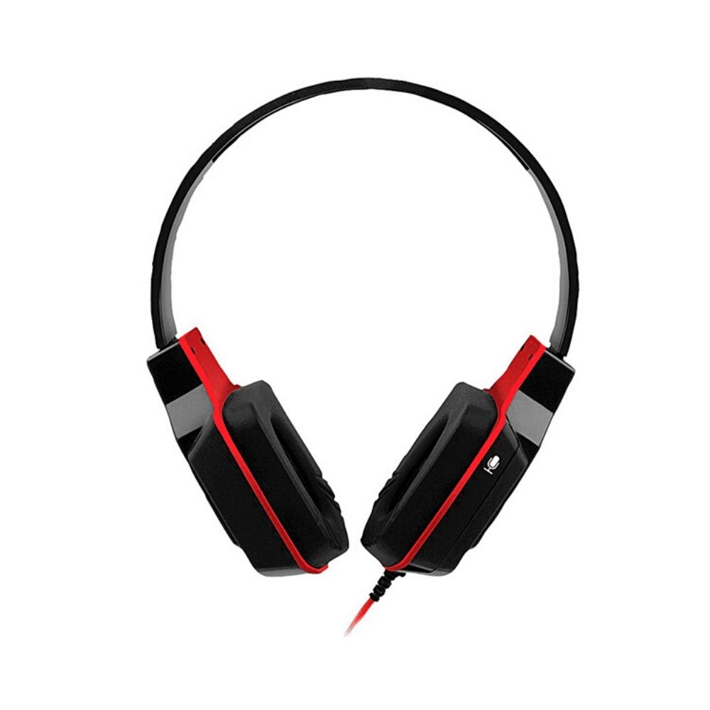 Fone Ouvido Headset Com Microfone Gamer P2 Preto/Vermelho Ph073 Multilaser
