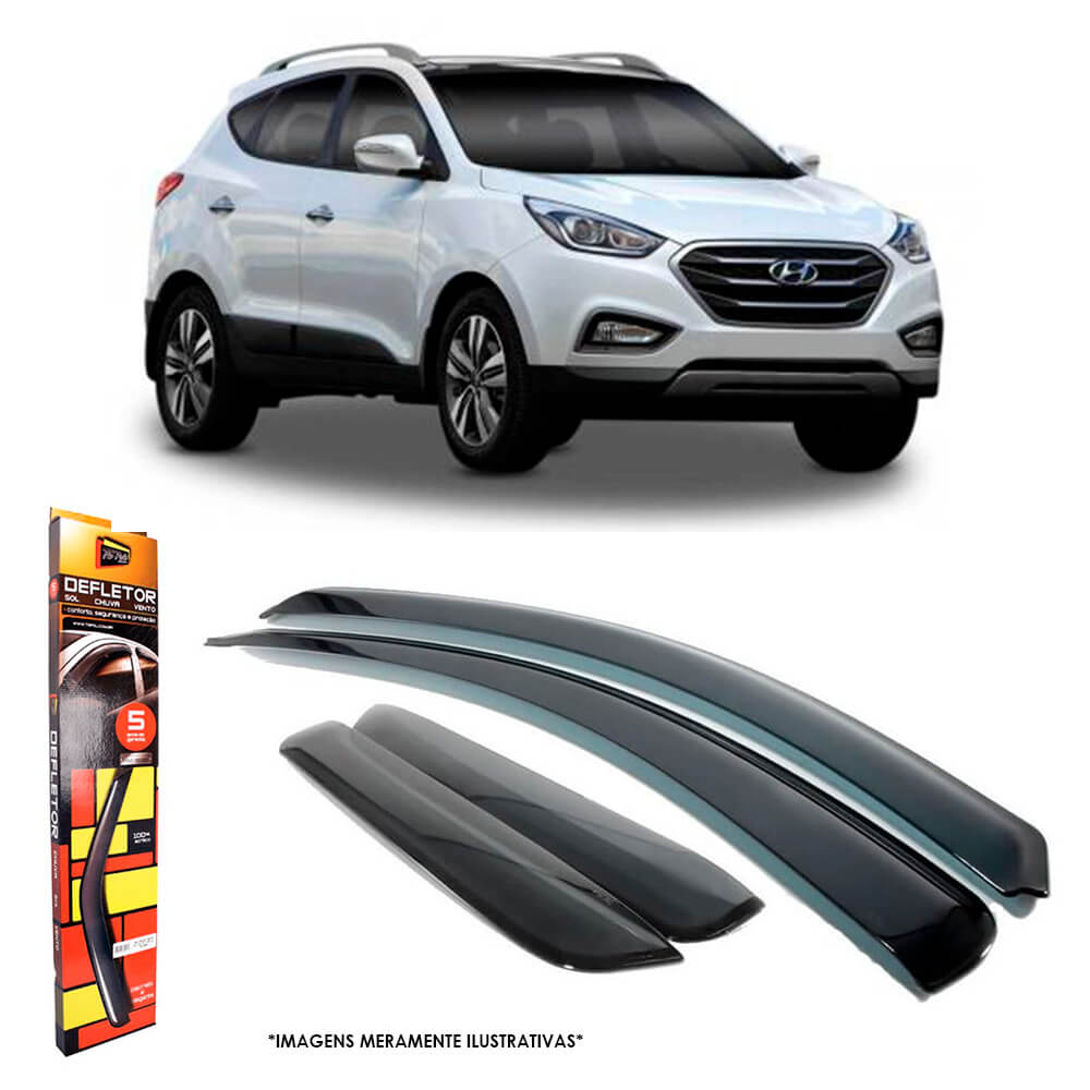Calha de Chuva Hyundai IX35 2011 Até 2022 4 Portas TG Poli - 25003