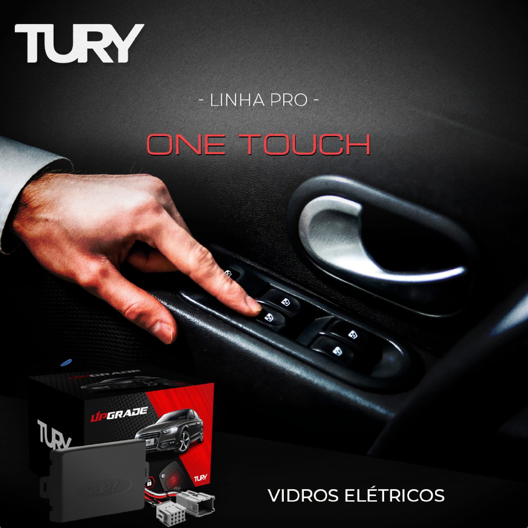 Módulo de Vidro Focus 2011 2012 2013 Contra Esmagamentos Tury - OBD Ford 1