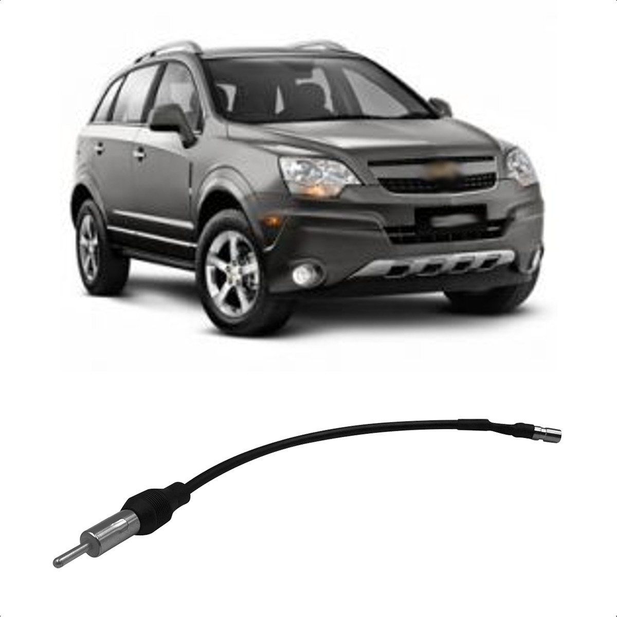 Chicote Adaptador de Antena Captiva Fusion 2010 até 2012 Expex - EXC 08