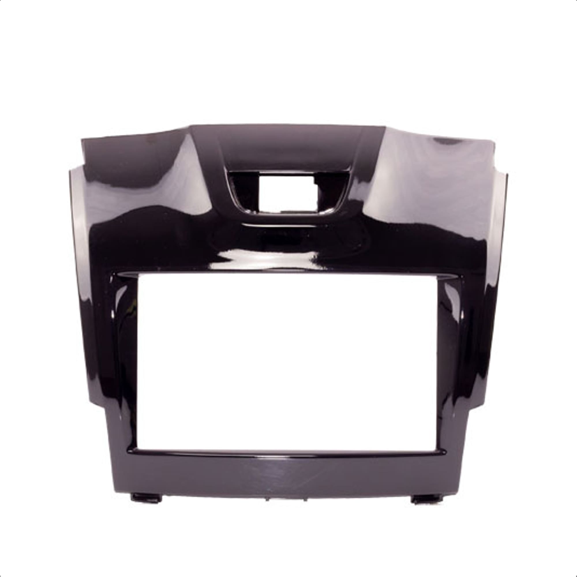 Moldura 1 Din 2 Din Black Piano Com Porta Objetos S10 E Trailblazer 2012 até 2016 Expex -  EPX 278