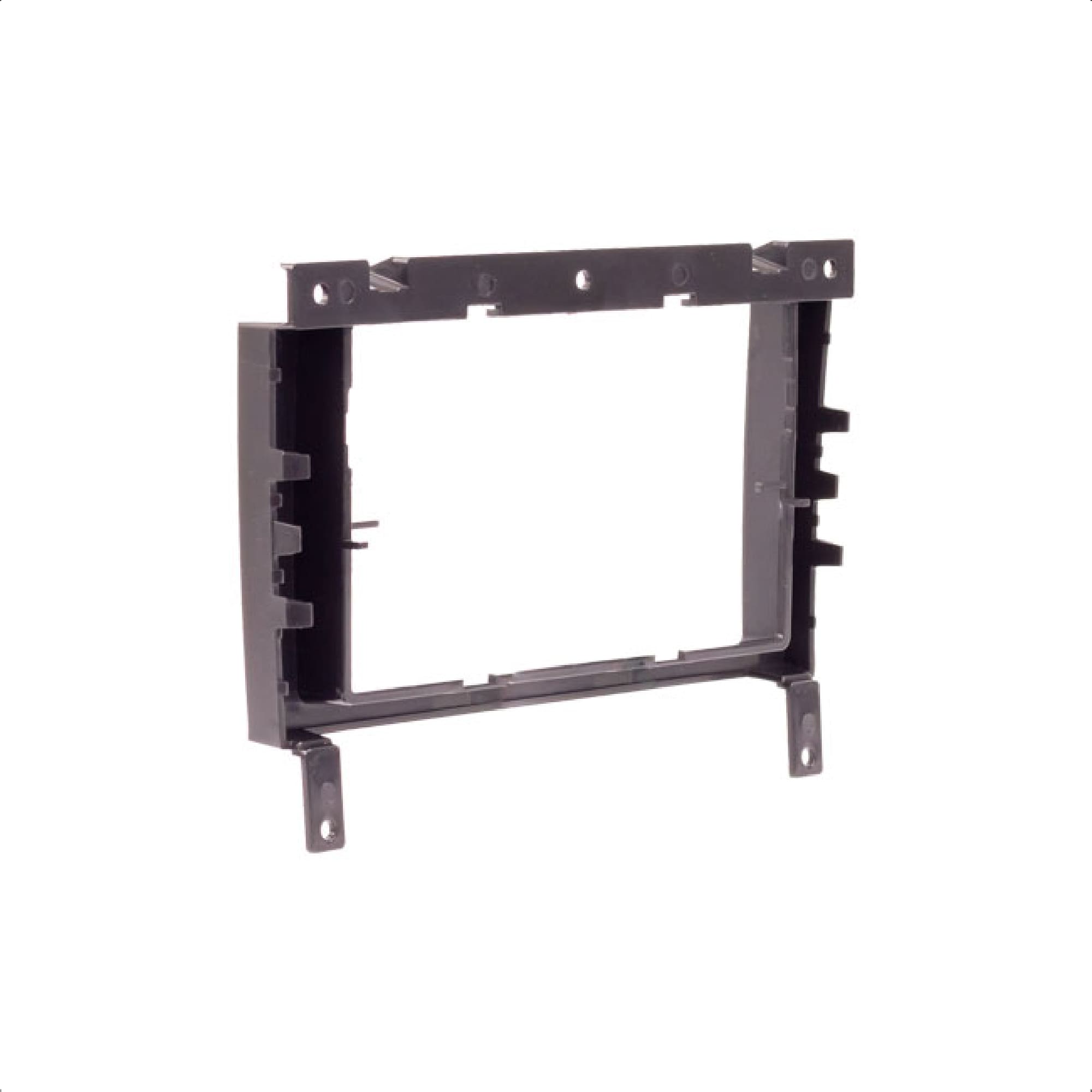 Moldura 1 Din / 2 Din Preto Com Porta Objetos Gol Parati E Saveiro 1999-2005  Expex - EPX 245