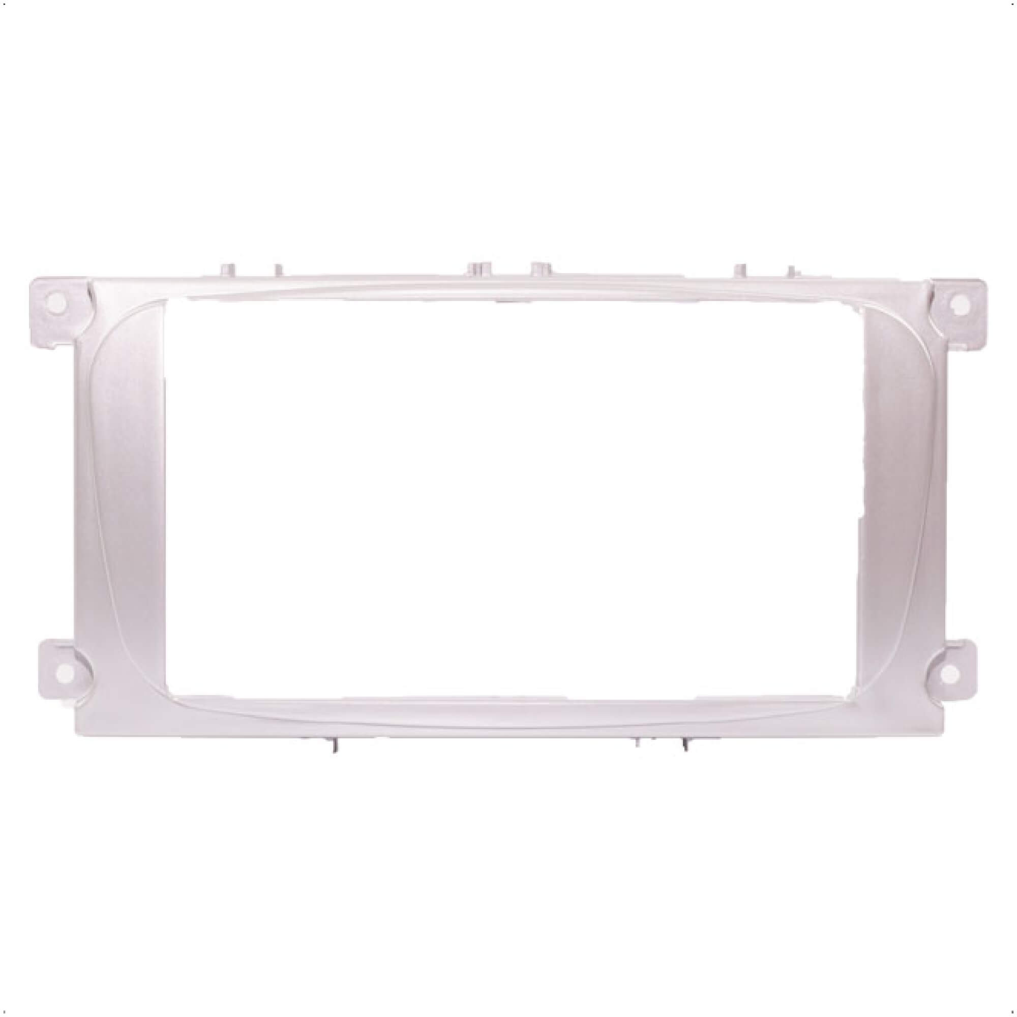 Moldura 7 Polegadas Focus Hatch e Focus Sedan 2009 2010 2011 2012 2013 Prata JP/CH Expex - EPX 287