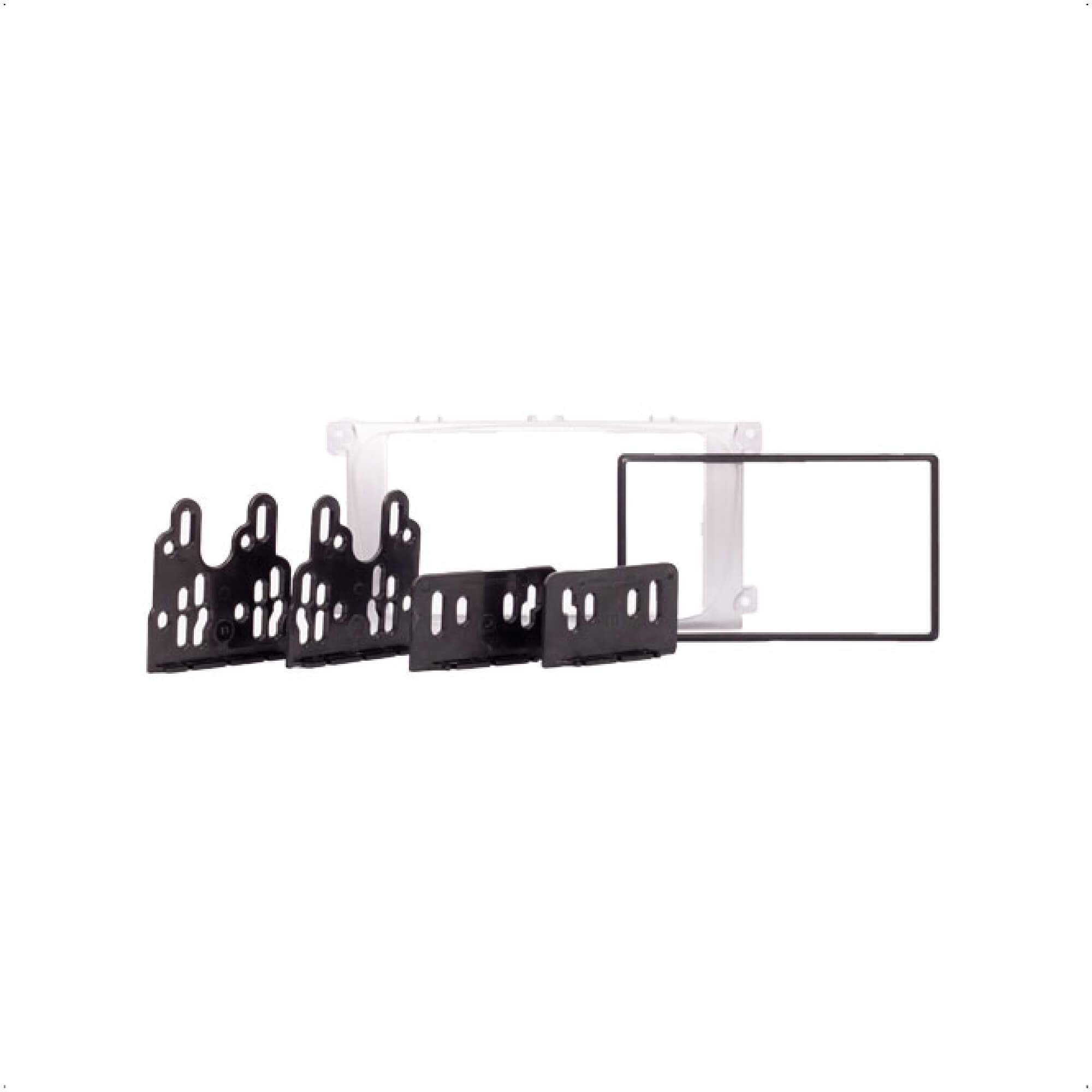 Moldura 7 Polegadas Focus Hatch e Focus Sedan 2009 2010 2011 2012 2013 Prata JP/CH Expex - EPX 287
