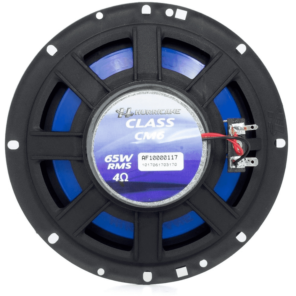 Par Alto falante 6" CM6 Quadriaxial 65W RMS Cada Kit 2 Peças Hurricane - AF10000117