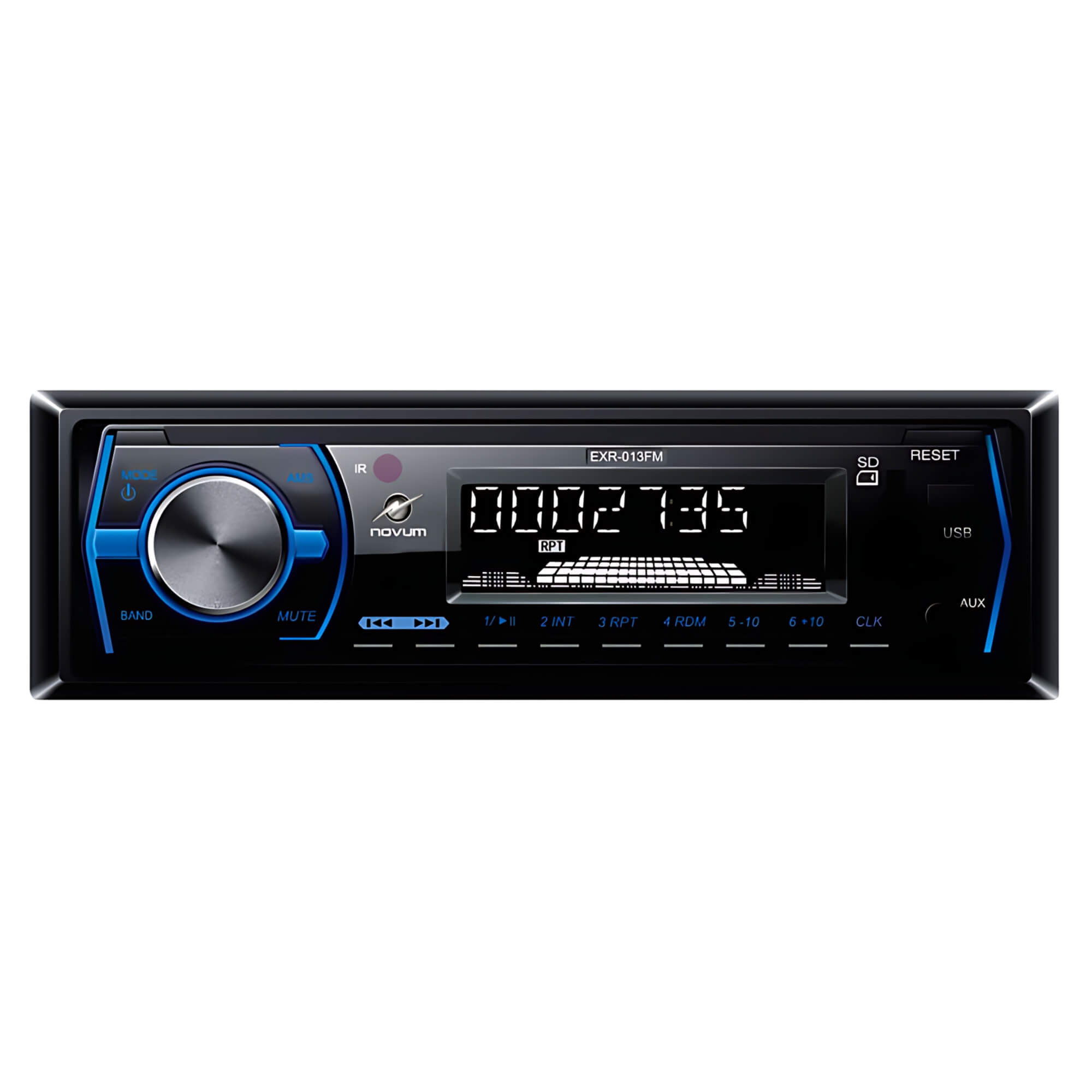 Rádio Automotivo AM/FM/USB/SD Card/MP3 Saída RCA Novum Expex - EXR-013FM