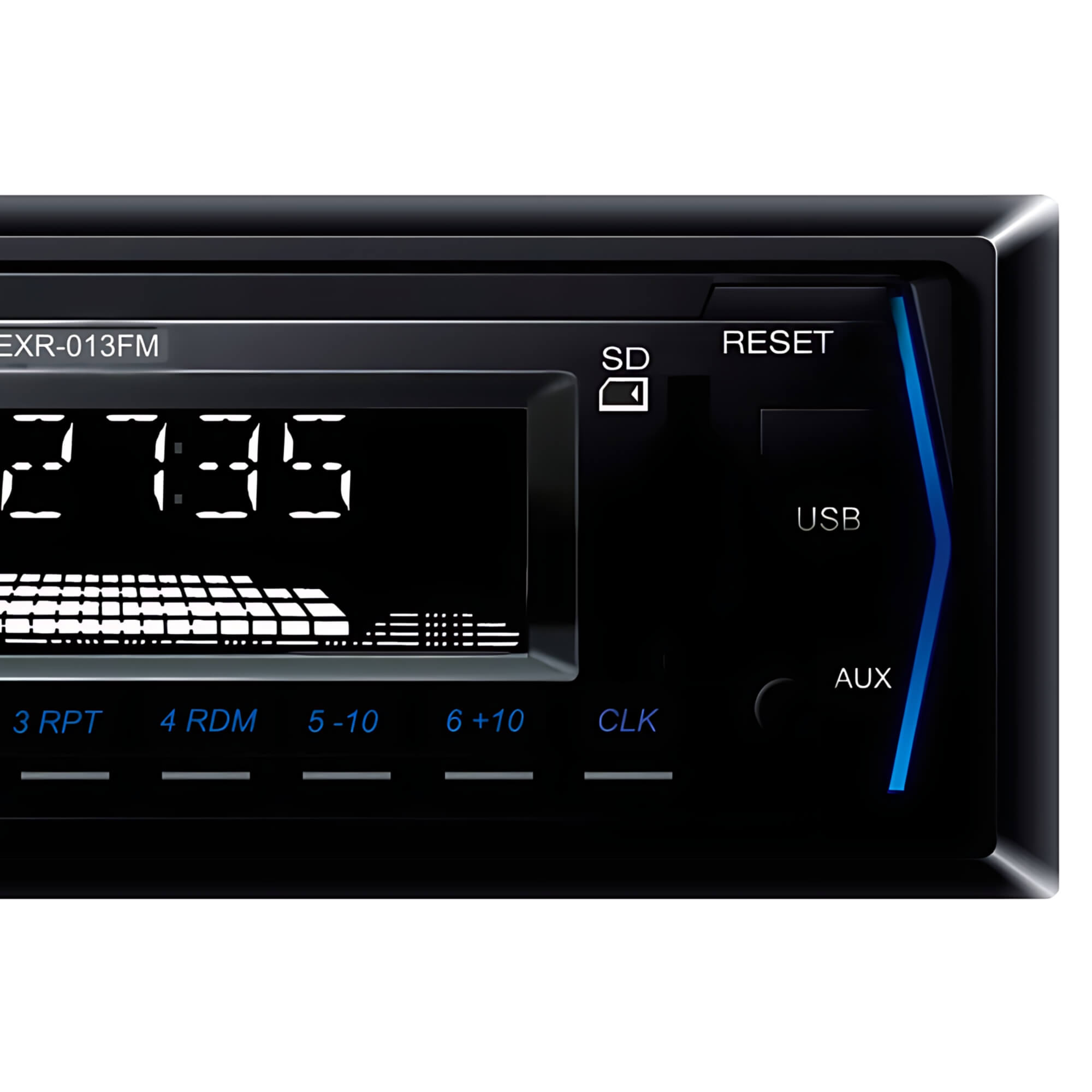 Rádio Automotivo AM/FM/USB/SD Card/MP3 Saída RCA Novum Expex - EXR-013FM