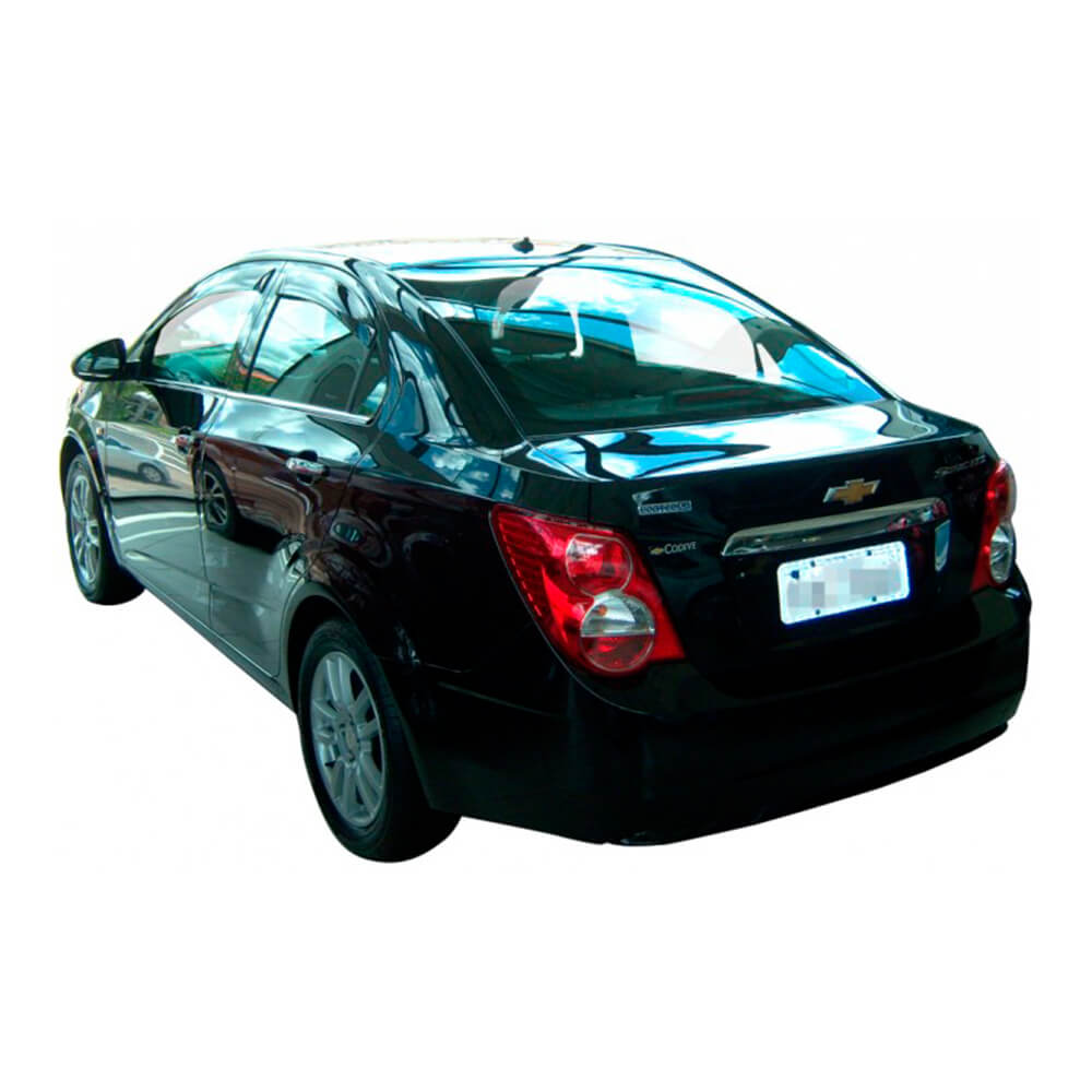 Calha de Chuva Sonic Sedan 2011 a 2019 em diante 4 Portas TG Poli - 23027